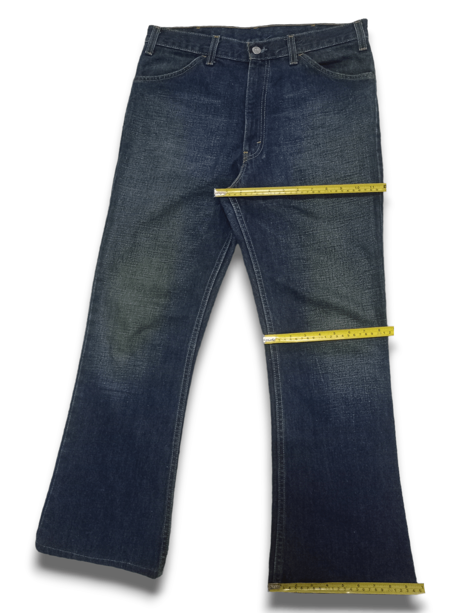 Levi's Vintage 80s Levis 646 Orange Tab Flare Bell Bottom Jeans Size US 33 - 12 Thumbnail