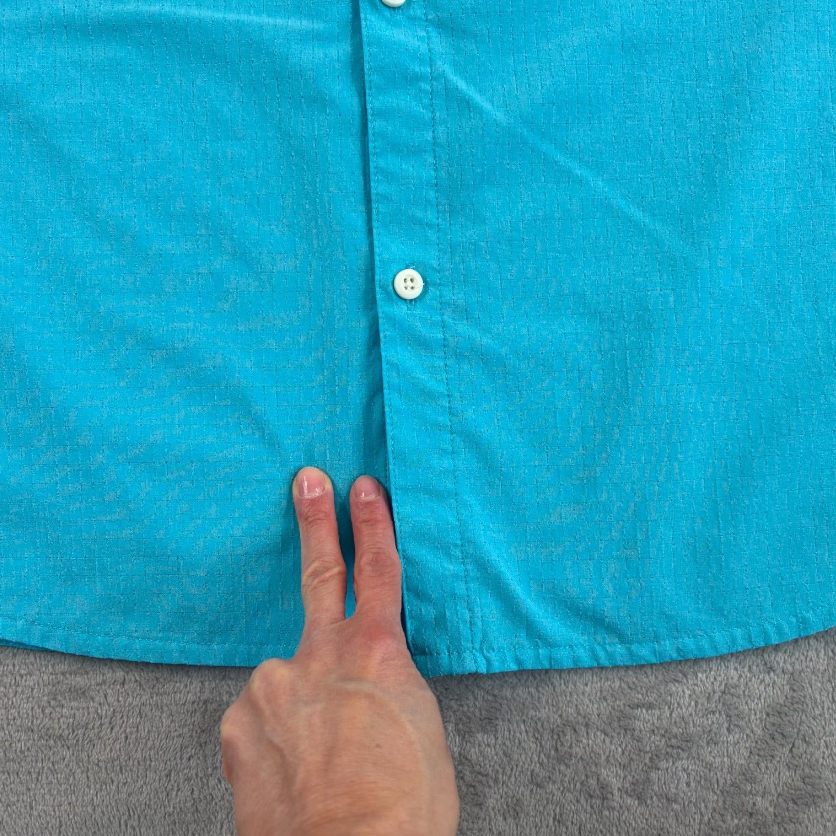 Tommy Bahama Tommy Bahama The Bahama Coast Shirt XL Blue IslandZone Perforated Performance SS Size US XL / EU 56 / 4 - 4 Thumbnail