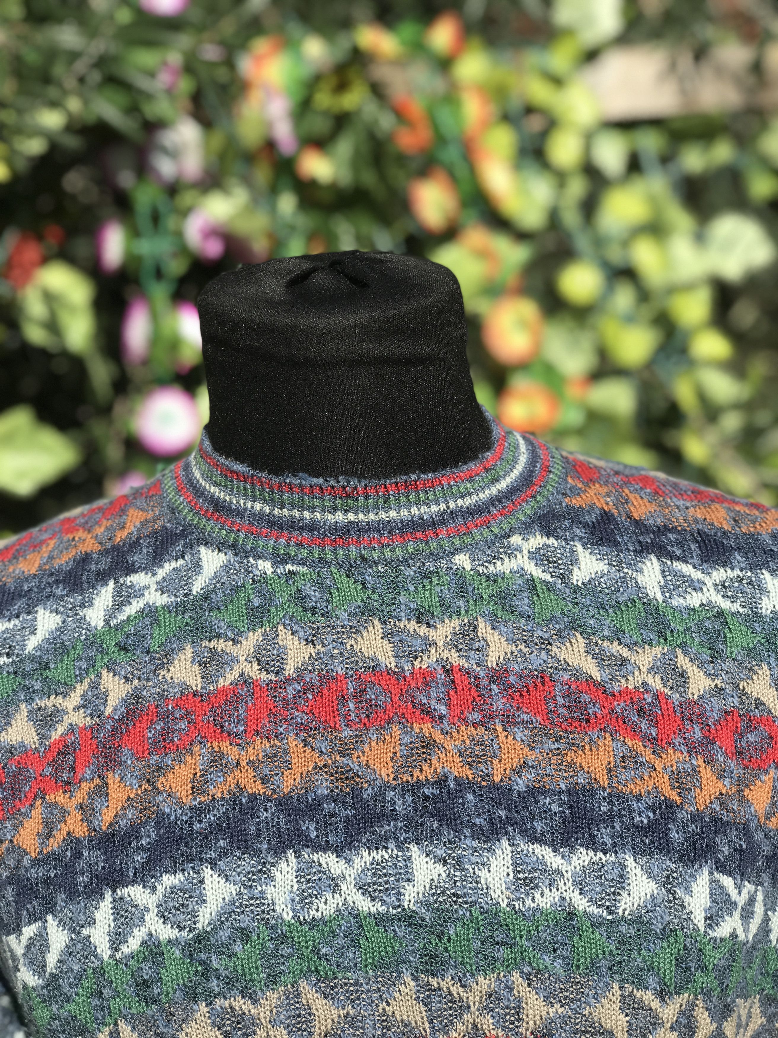 Missoni EXAMPLE By MISSONI Knit Pullover Retro Sweater Size L 52 54 Size US L / EU 52-54 / 3 - 13 Thumbnail