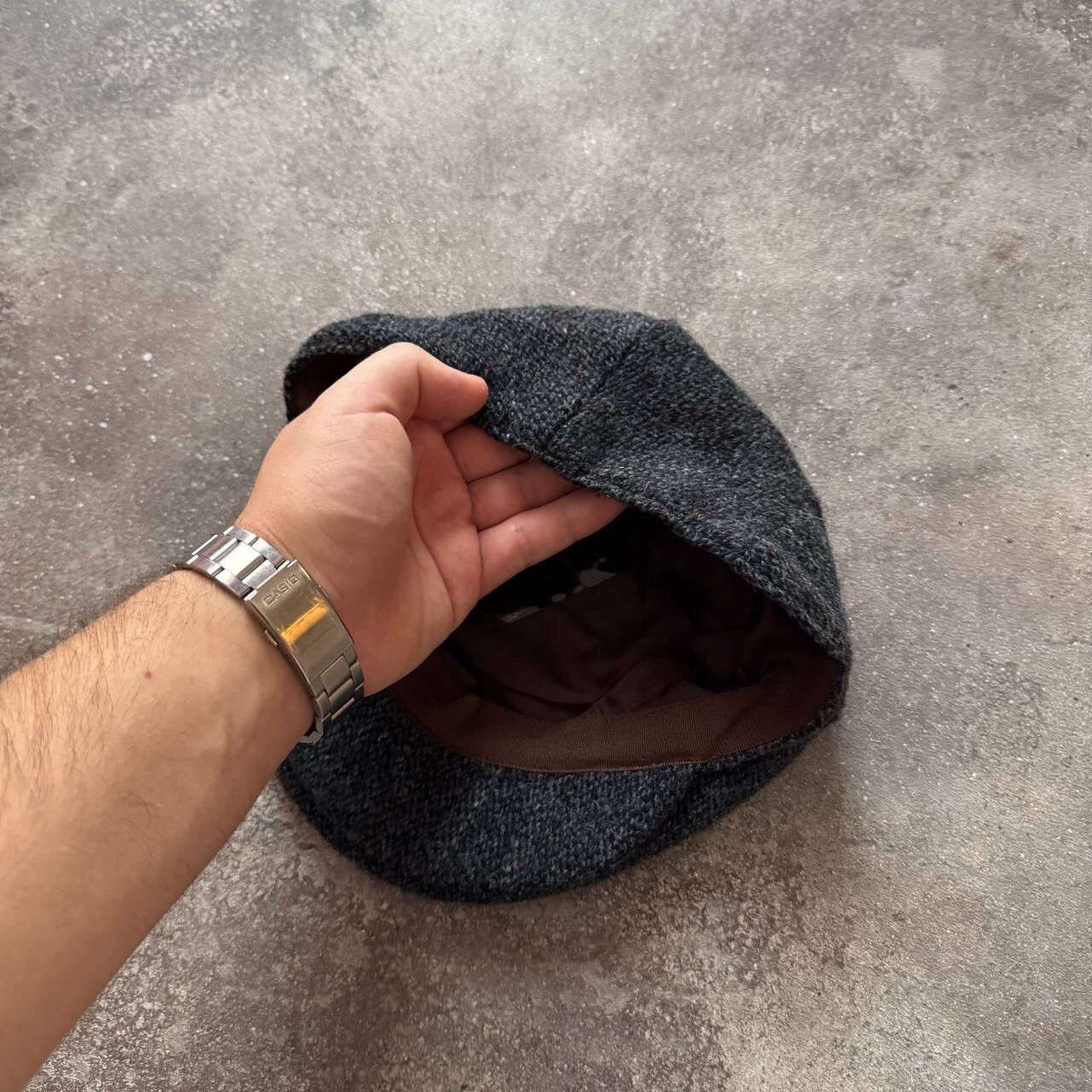 Harris Tweed × Japanese Brand × Vintage Harris Tweed Vintage Y2K Beret Hat Size ONE SIZE - 5 Thumbnail