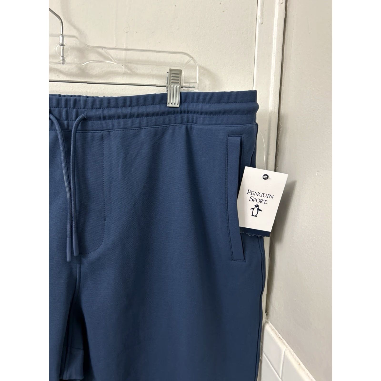 Original Penguin Original Penguin Sport Pants Mens 2XL Blue Jogger Track athletic Performance Stretch NWT Size US 39 - 4 Thumbnail