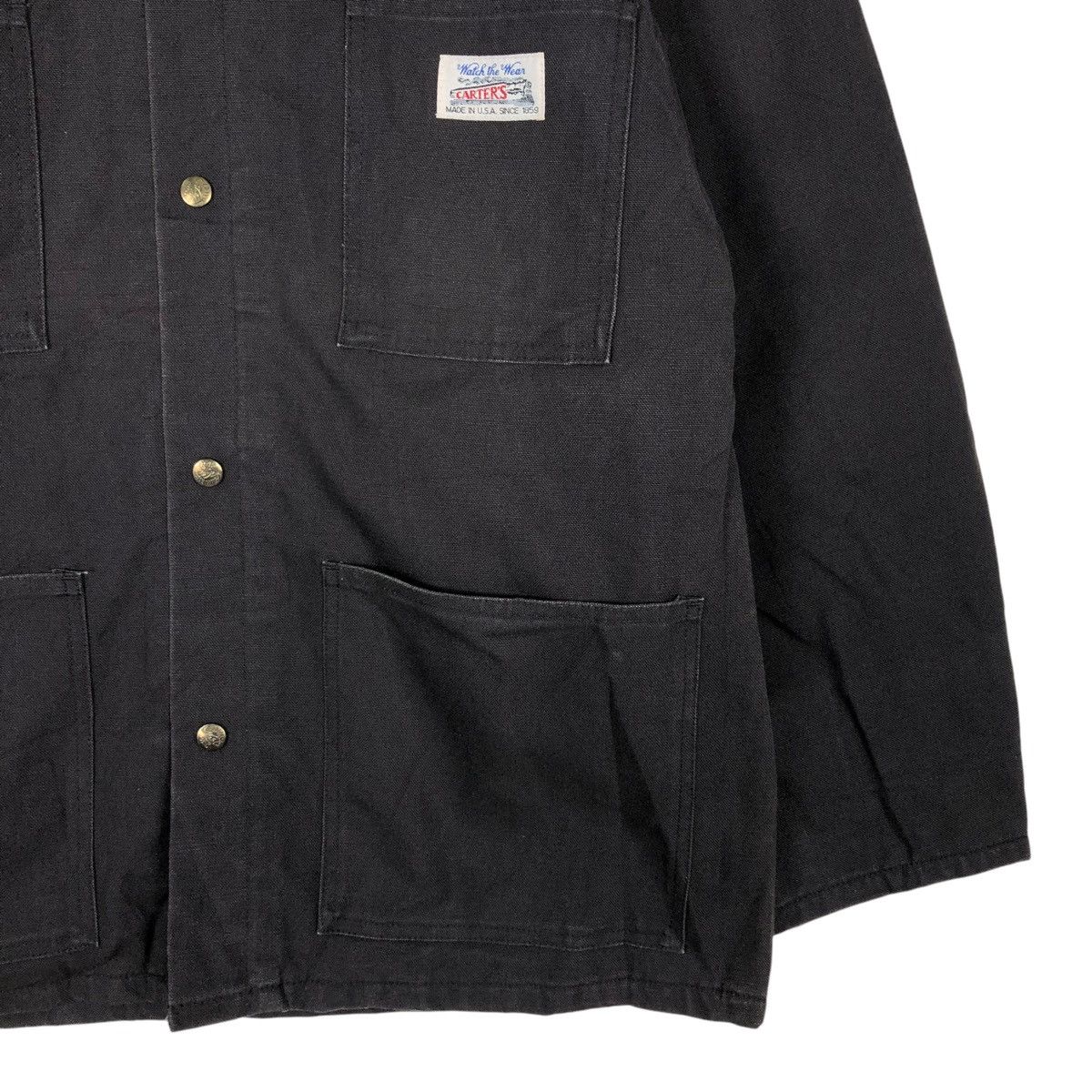 Vintage 🔥VINTAGE HICKORY CHORE JACKET CARTER’S USA BLANKET LINING Size US M / EU 48-50 / 2 - 7 Thumbnail