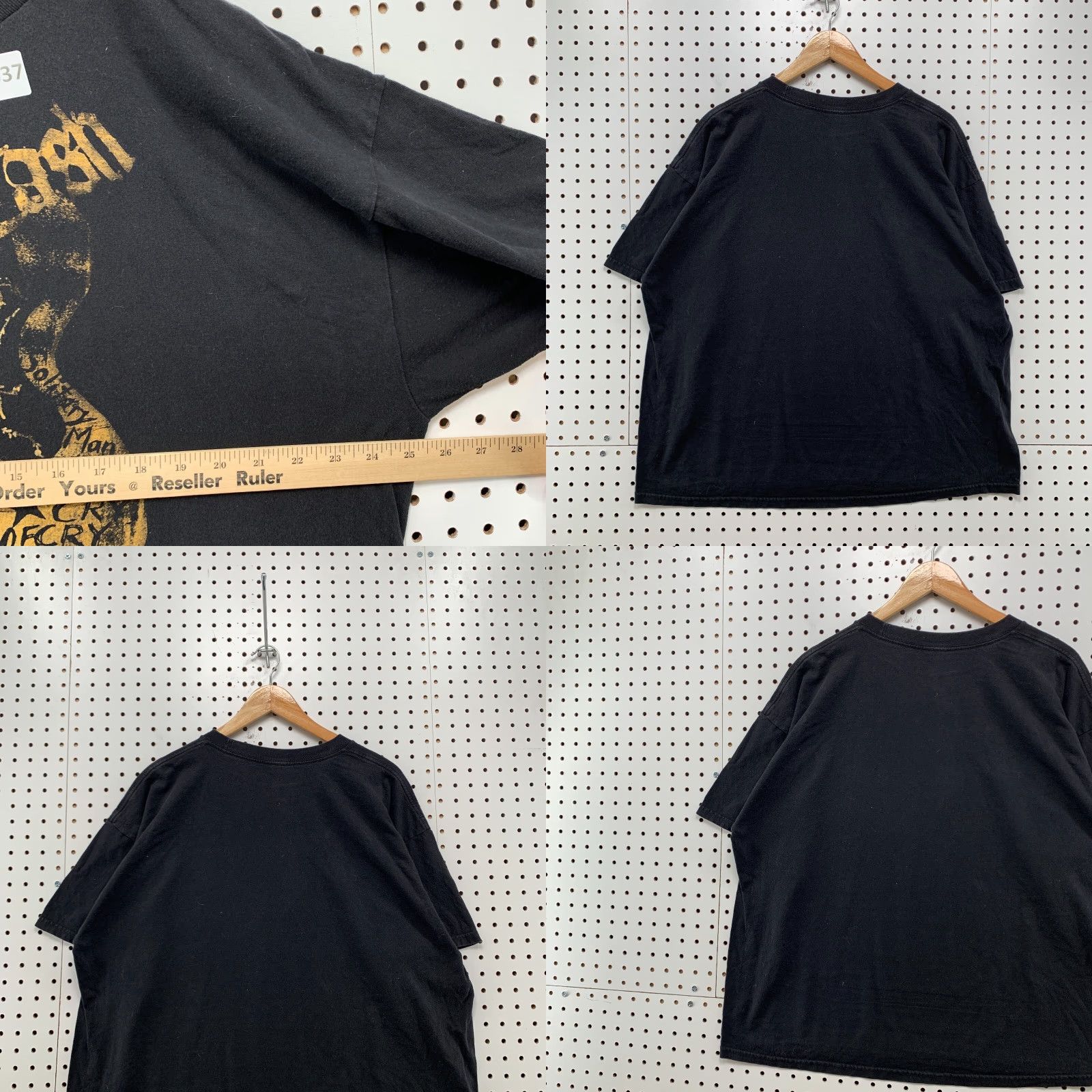 Vintage VINTAGE Zion Shirt Mens 2XL Black John Cash Guitar Graphic Music Band - 25.5x27 Size US XXL / EU 58 / 5 - 9 Thumbnail