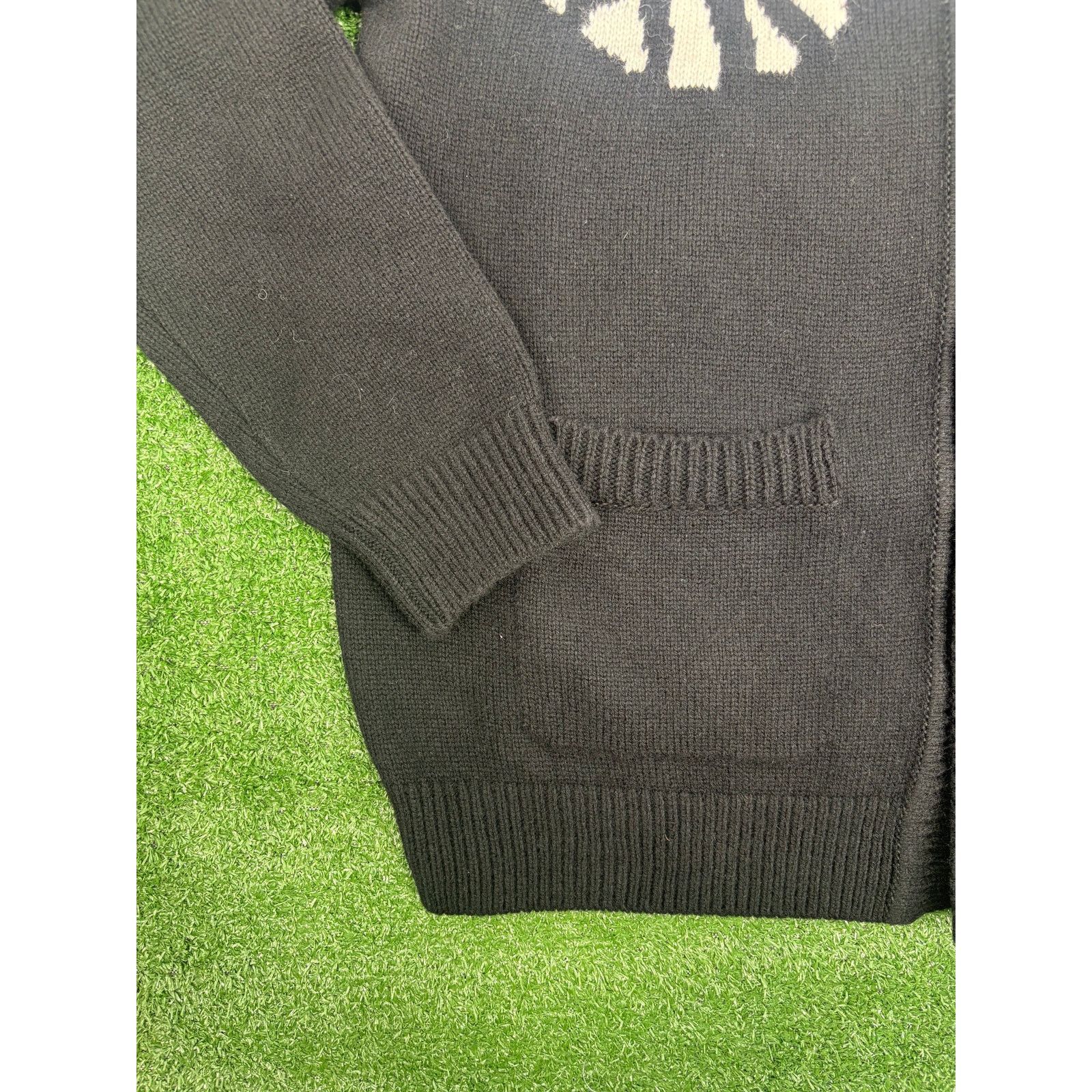 Bape BAPE Black Japan Knitted Black Polo Cardigan Size Large Size US L / EU 52-54 / 3 - 5 Thumbnail