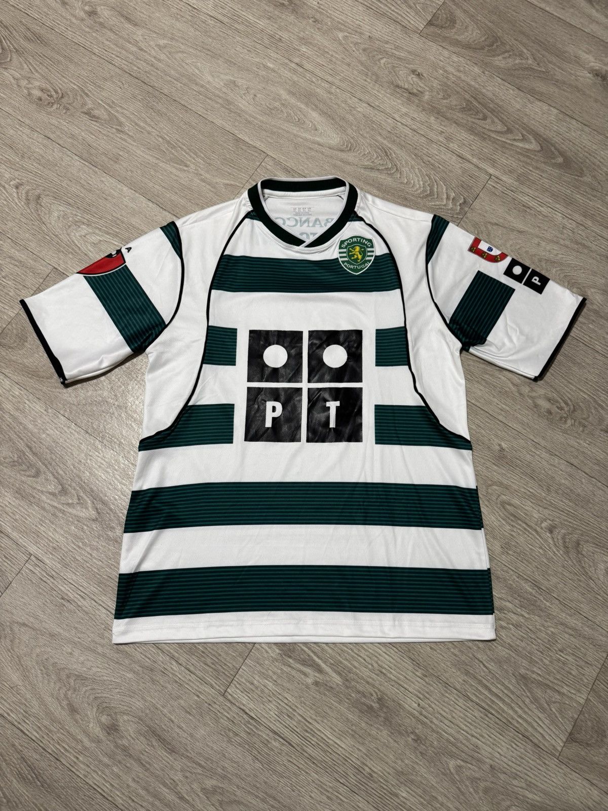 Vintage 🔷Retro Sporting Lisbon Ronaldo #28 2002/03 Soccer jersey🔷 Size US XL / EU 56 / 4 - 1 Thumbnail