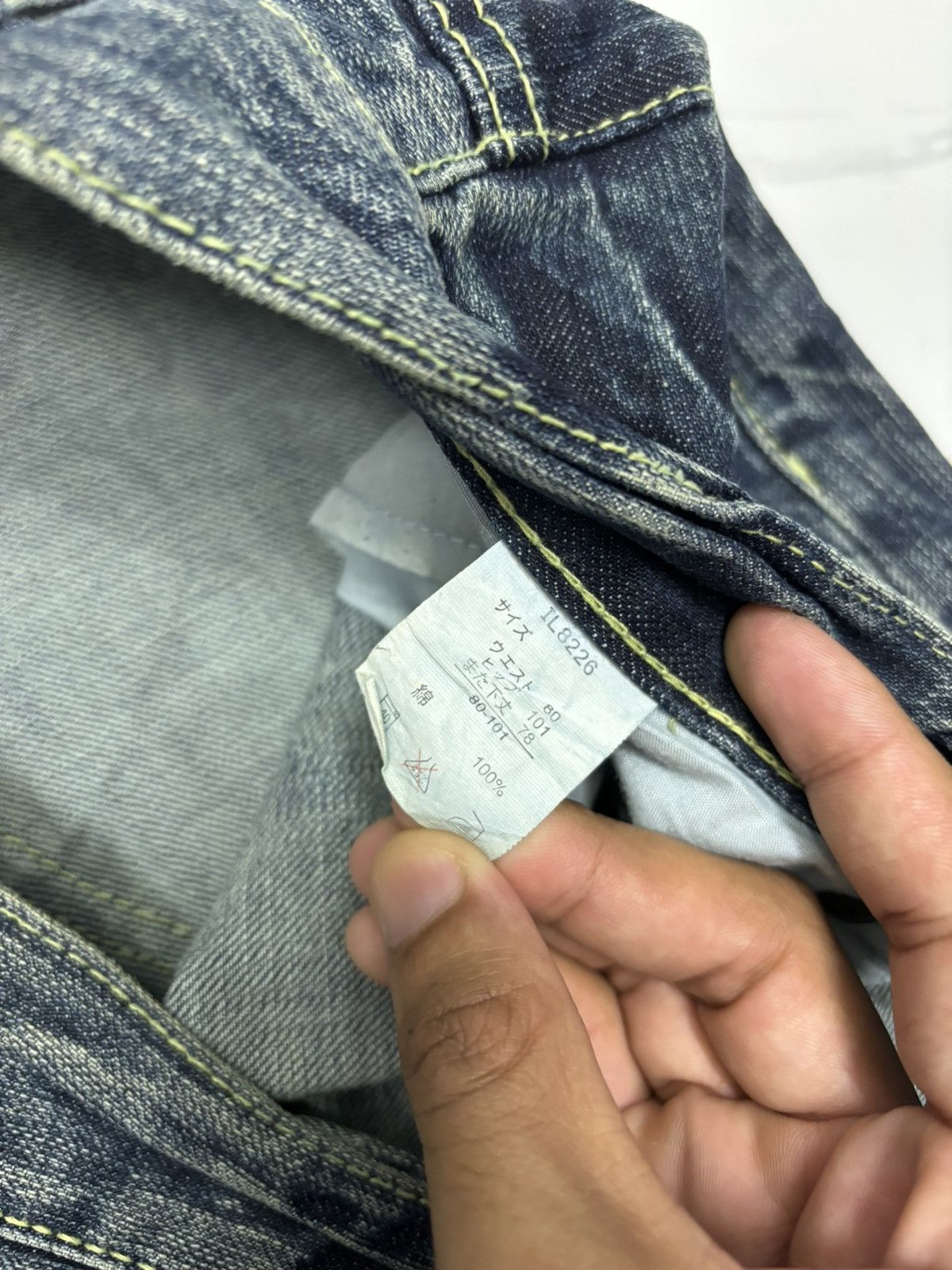 Hysteric Glamour × Japanese Brand × Vintage VINTAGE THEORIA JEANS DISTRESS HYSTERIC GLAMOUR STYLE DENIM Size US 37 - 11 Thumbnail