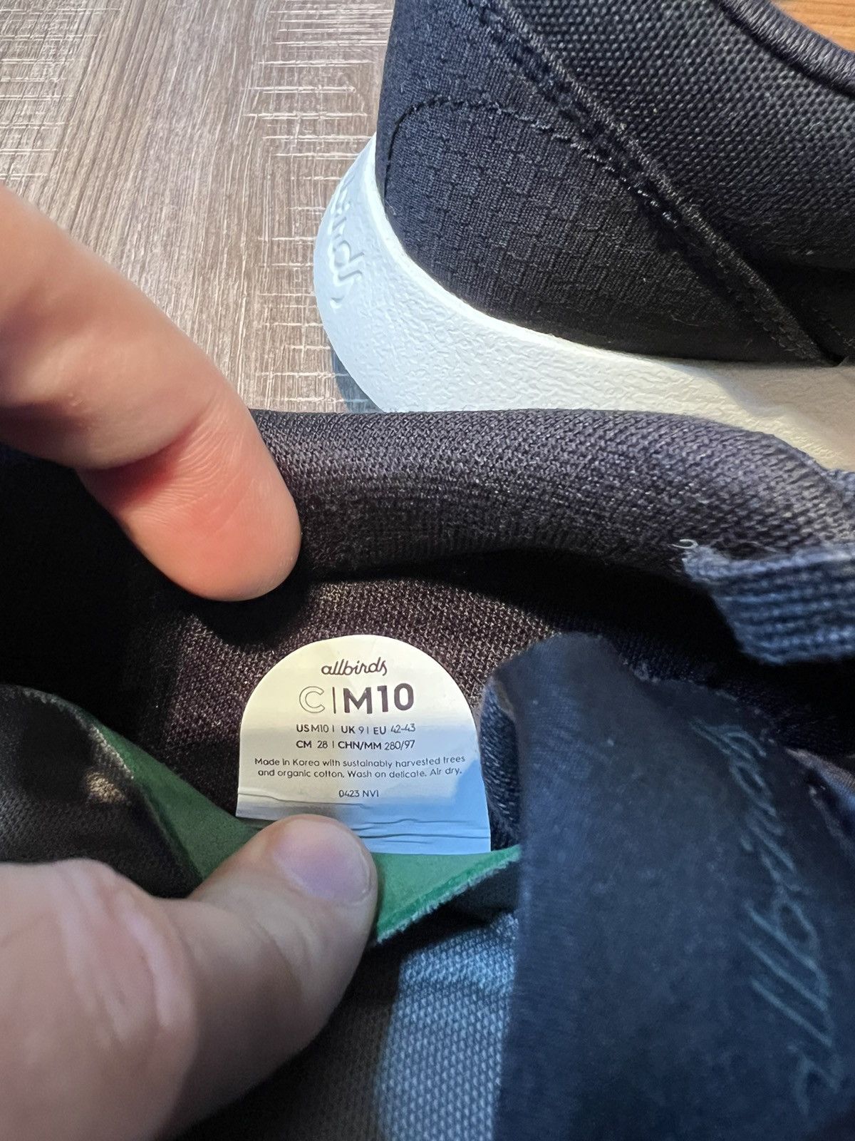 Allbirds Allbirds Couriers Natural Black Sneakers Shoes Men's Size 10 Size US 10 / EU 43 - 8 Thumbnail