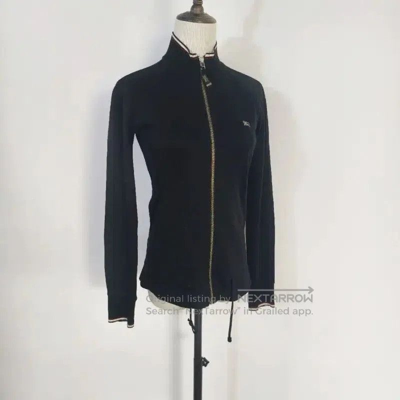 Burberry Burberry Black Cotton Long Sleeve Cardigan. Size M / US 6-8 / IT 42-44 - 3 Thumbnail
