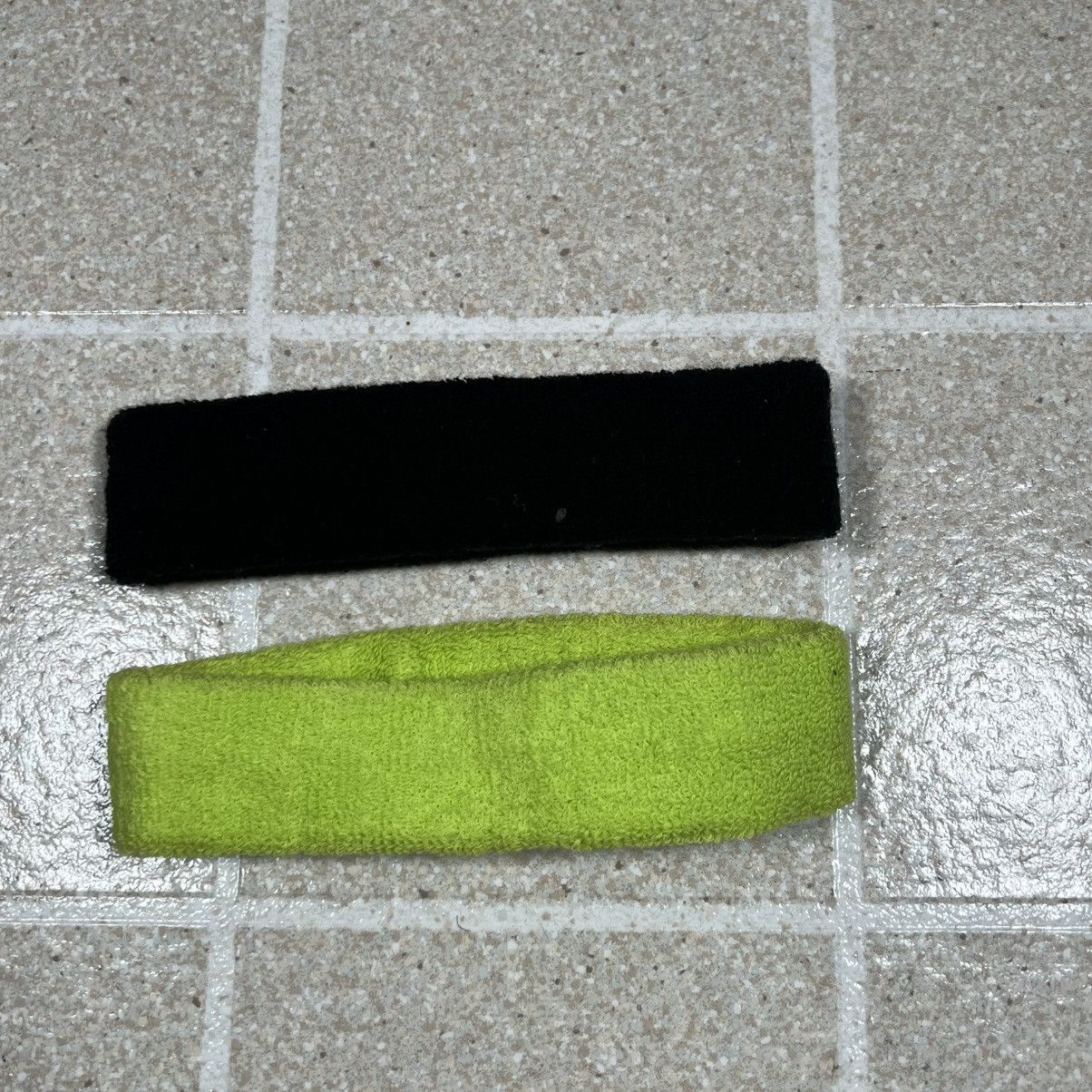 Nike Mens Nike Cotton Headband 2 Bundle Green / Black Size ONE SIZE - 2 Thumbnail
