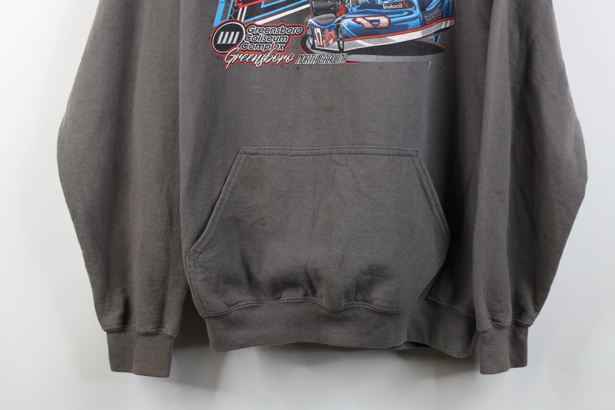 Vintage Y2K Greensboro Coliseum Complex King of the Concrete Hoodie Size US XL / EU 56 / 4 - 3 Thumbnail