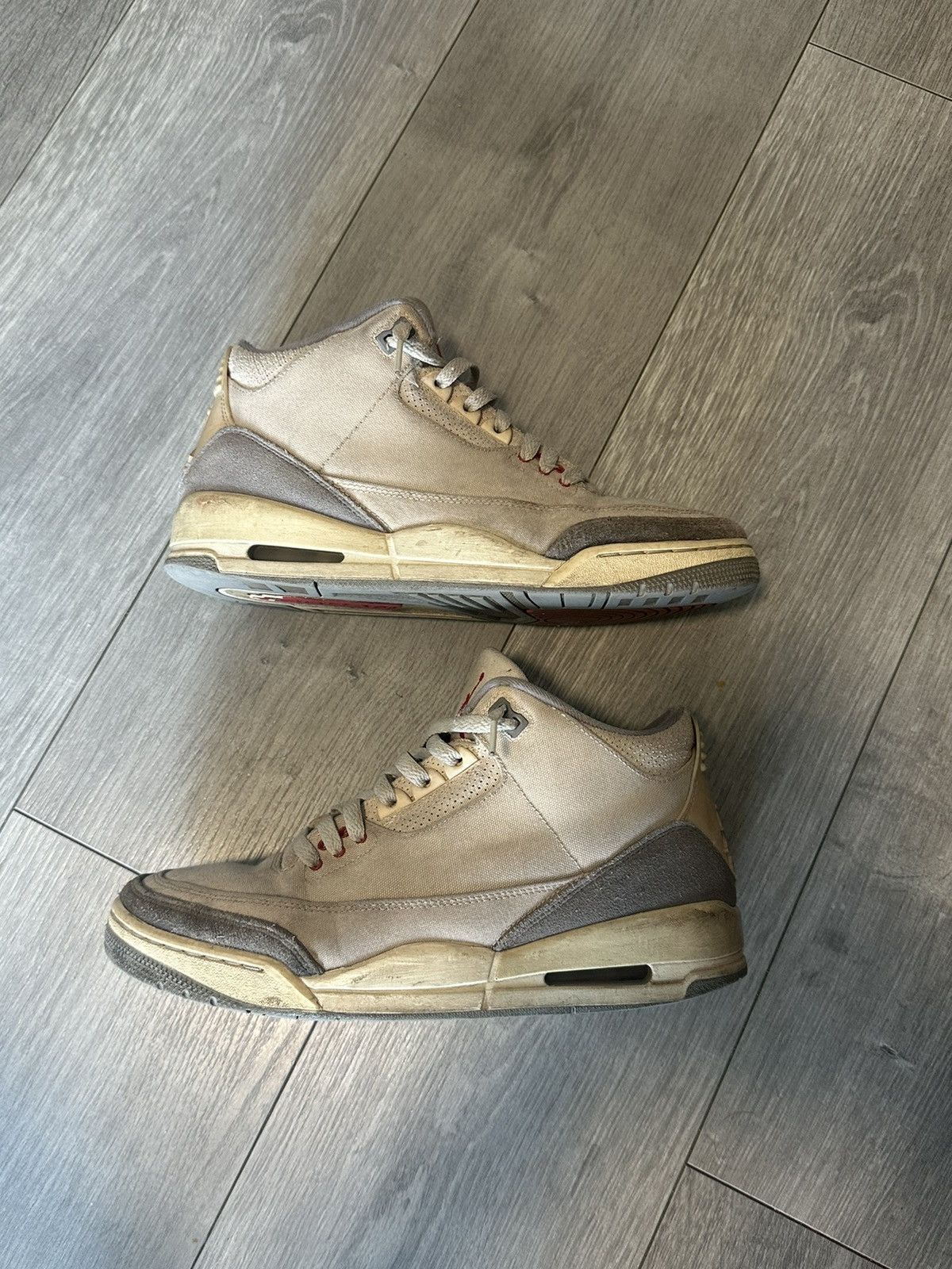 Jordan Brand × Nike air jordan 3 muslin Size US 9.5 / EU 42-43 - 1 Thumbnail