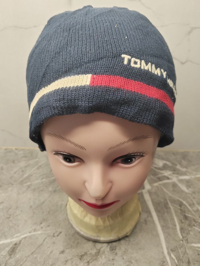 Tommy Hilfiger Vintage Tommy Hilfiger Snowcap Beanie Size ONE SIZE - 2 Thumbnail