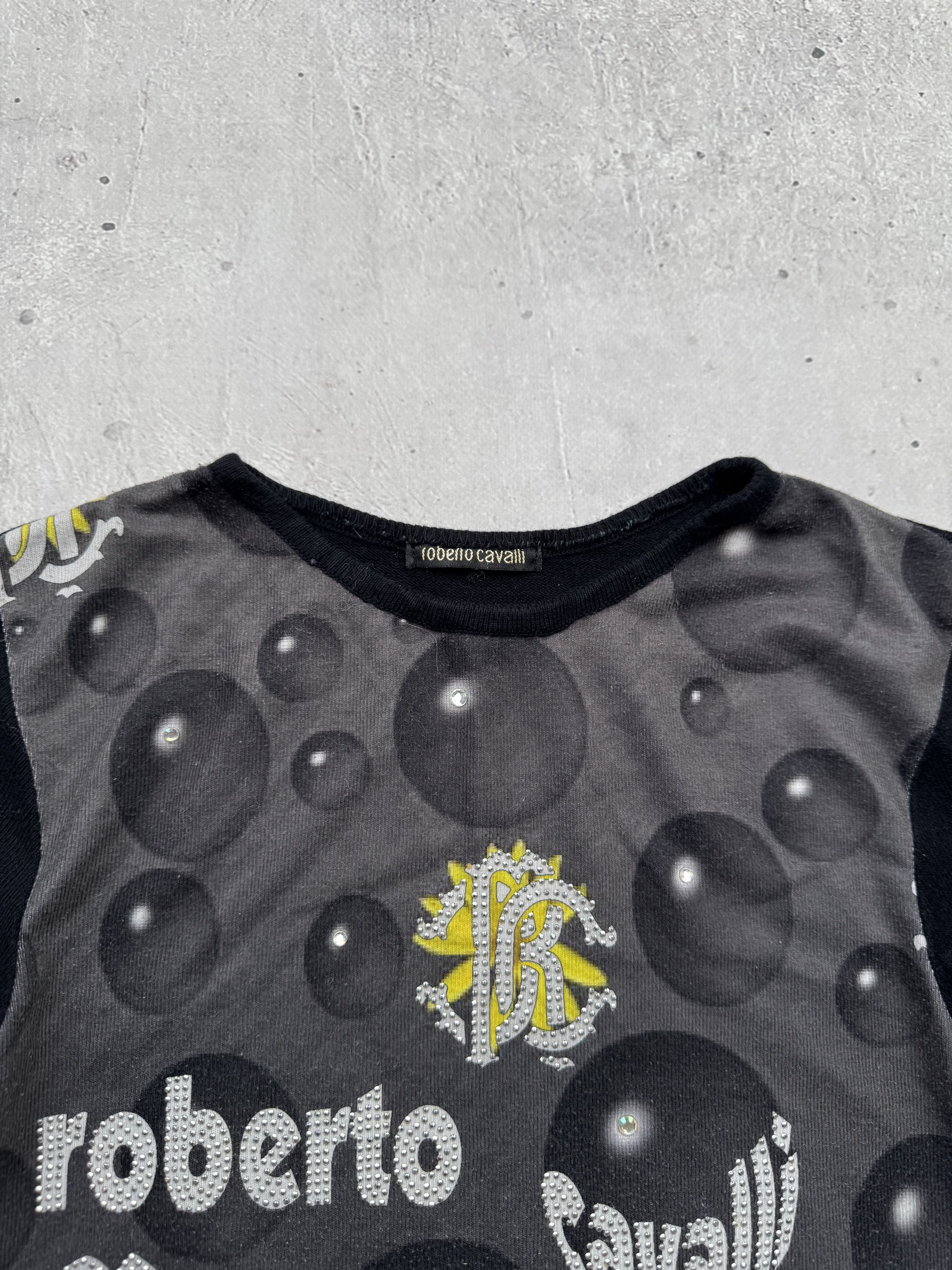 Roberto Cavalli × Vintage Roberto Cavalli Vintage Printed Sweater Size S / US 4 / IT 40 - 4 Thumbnail