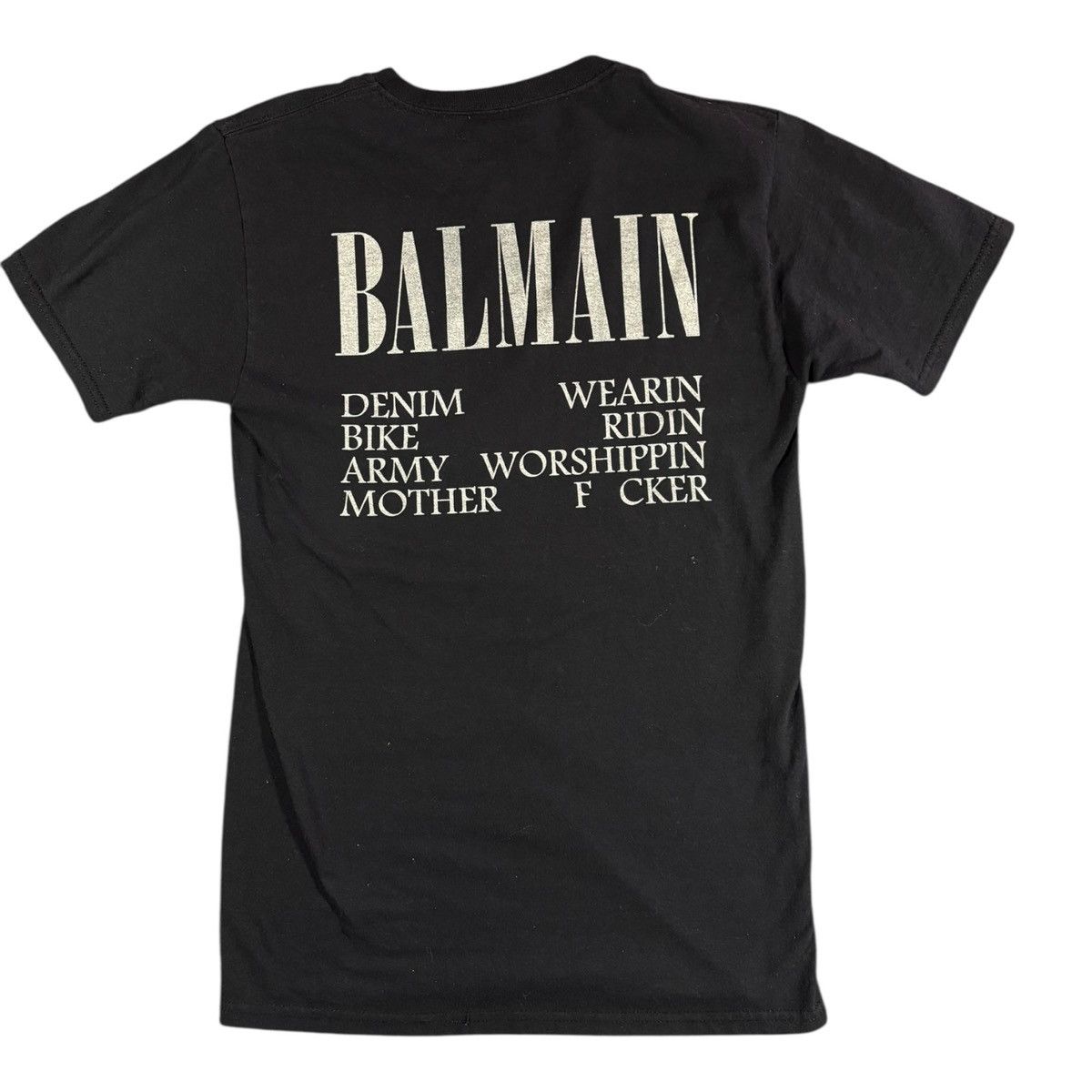 Other Balmain Parody Graphic T Shirt Black Streetwear Tee Size M Size US M / EU 48-50 / 2 - 3 Thumbnail
