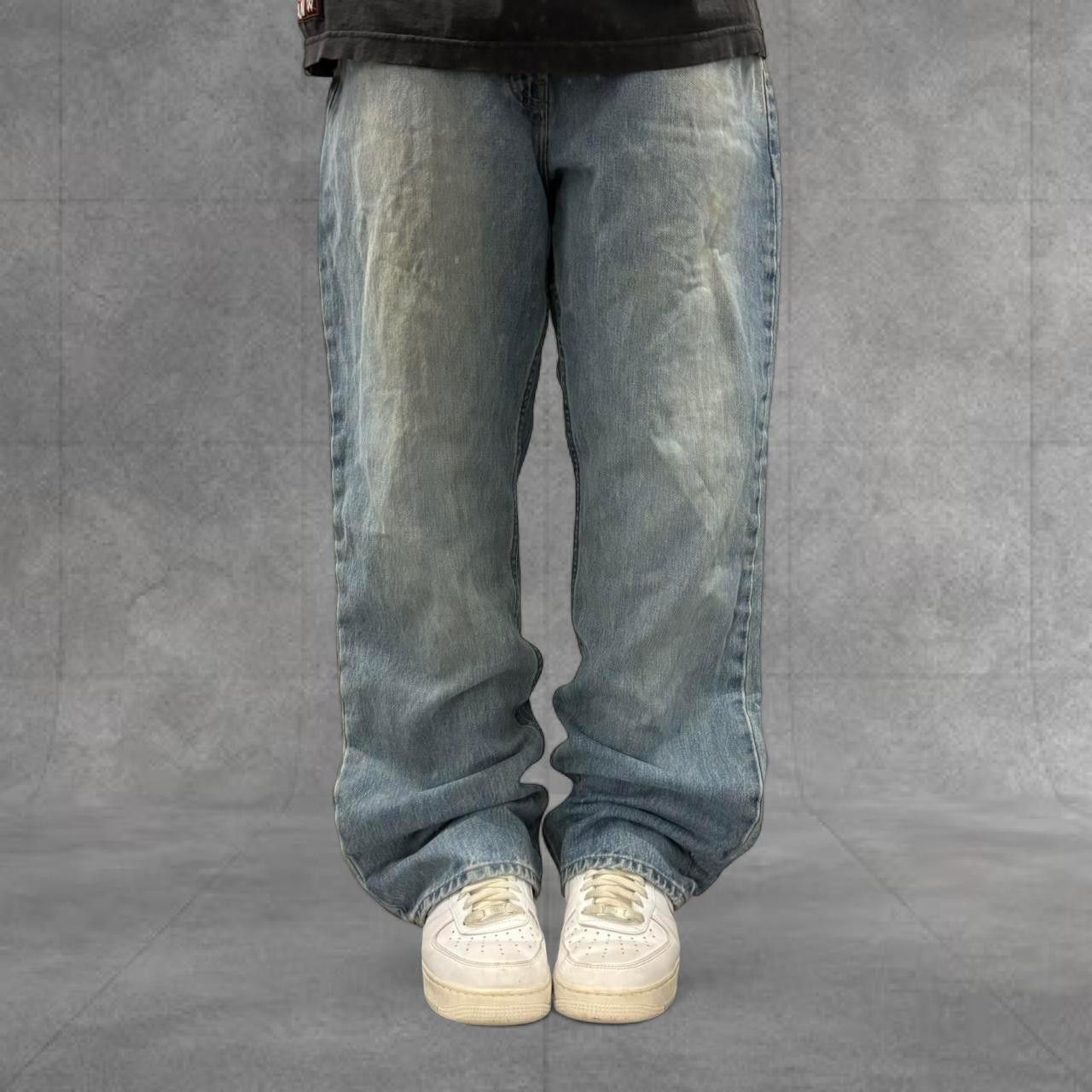 Vintage Crazy Vintage Y2K/2000s Super Baggy Gap Easy Fit Medium Wash Denim Jeans! Size US 36 / EU 52 - 1 Thumbnail