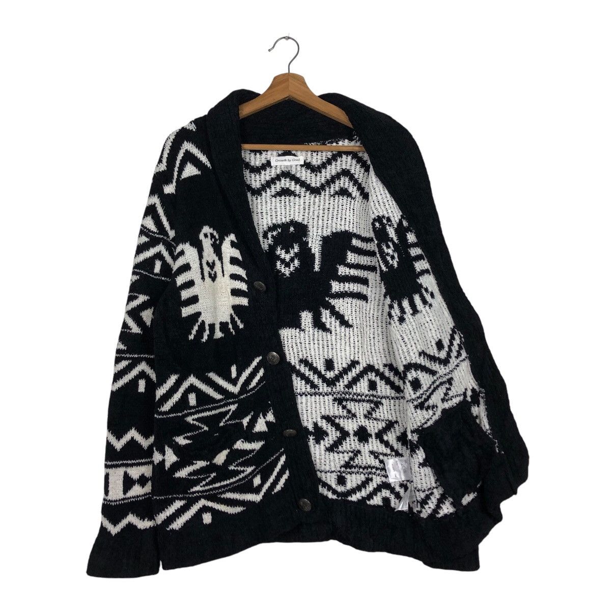 Japanese Brand 📌Vintage Knit Cardigan jacket Unknown Brand Issey Miyake Size US L / EU 52-54 / 3 - 11 Thumbnail
