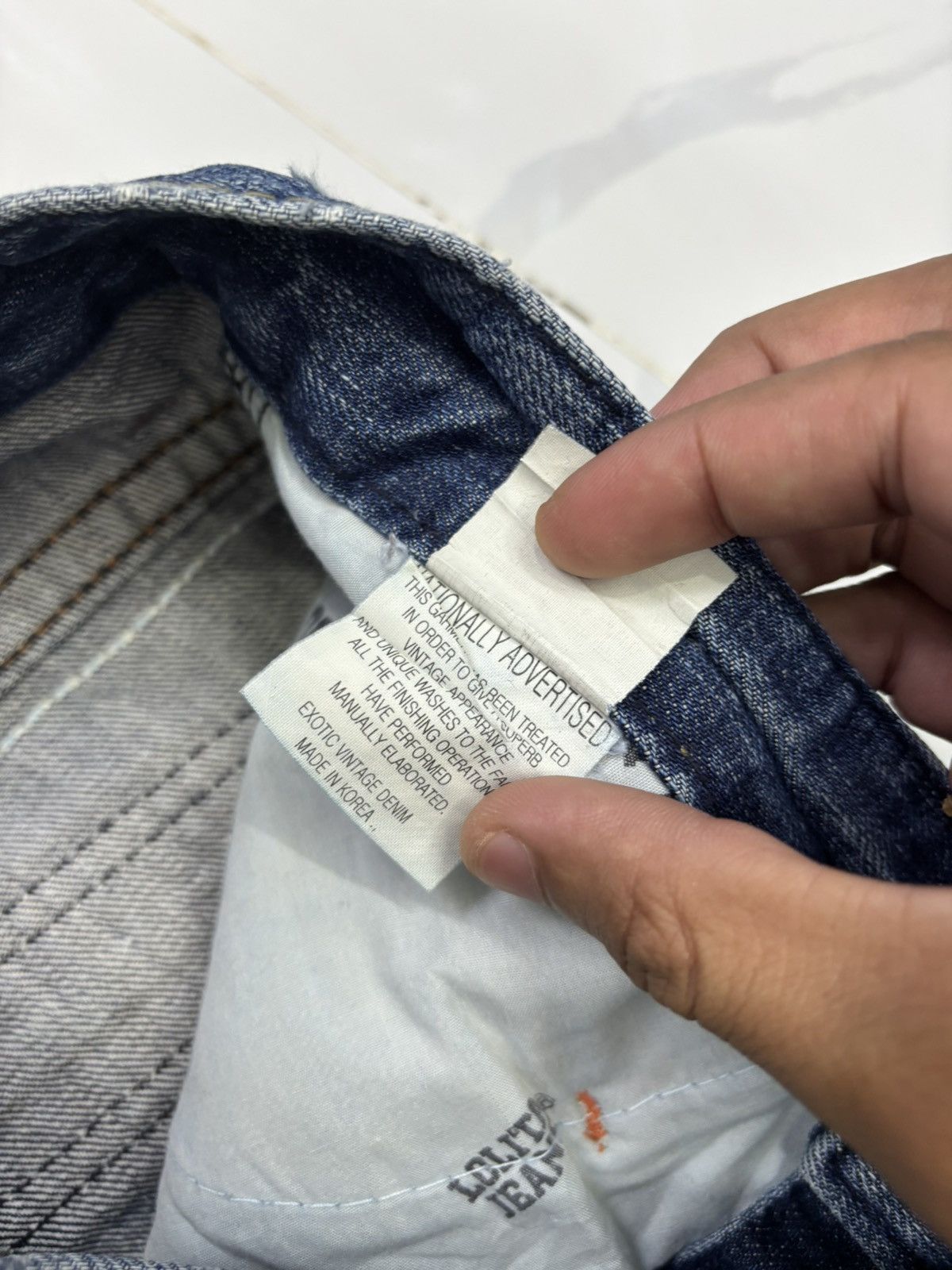 Kapital 💥LOLITA YOSHITOMO NARA DISTRESSED DENIM JEANS Size US 31 - 12 Thumbnail