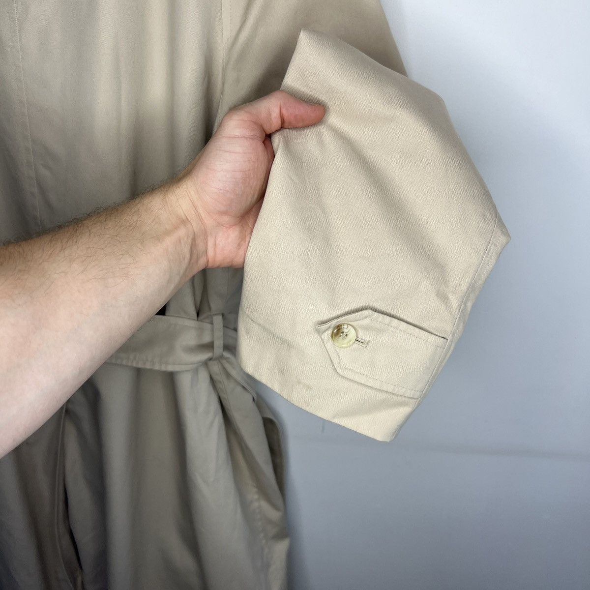 Burberry Vintage Burberry Trench Coat 90s Nova Check Beige Belted Size US S / EU 44-46 / 1 - 10 Thumbnail