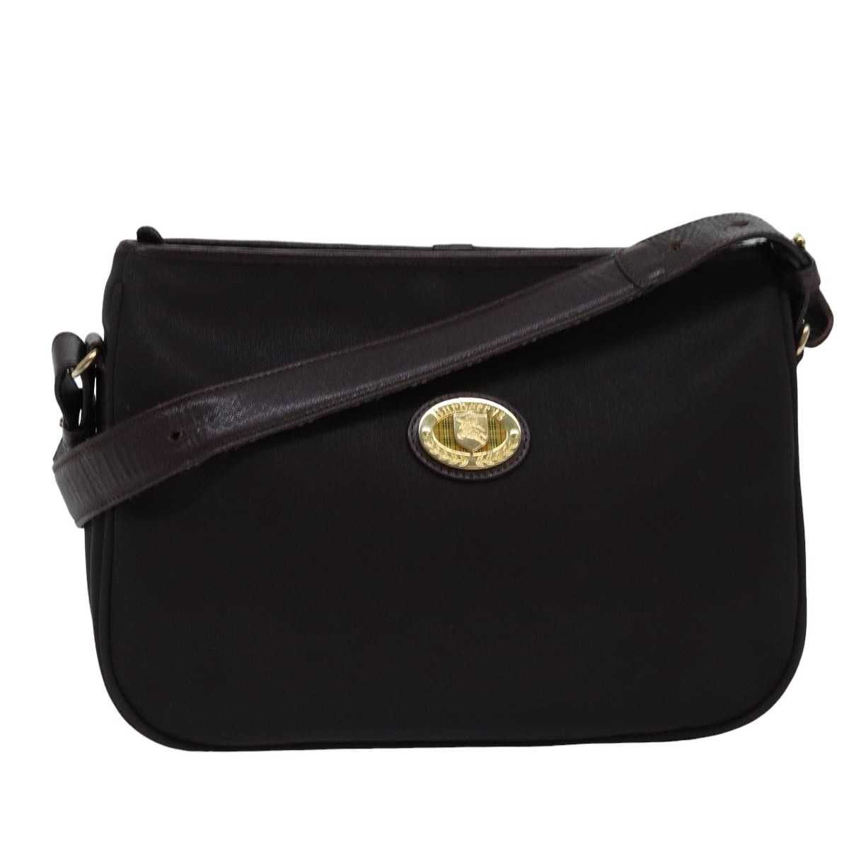 Burberry Brown Canvas Shoulder Bag (Pre-Owned) Size ONE SIZE - 1 Thumbnail