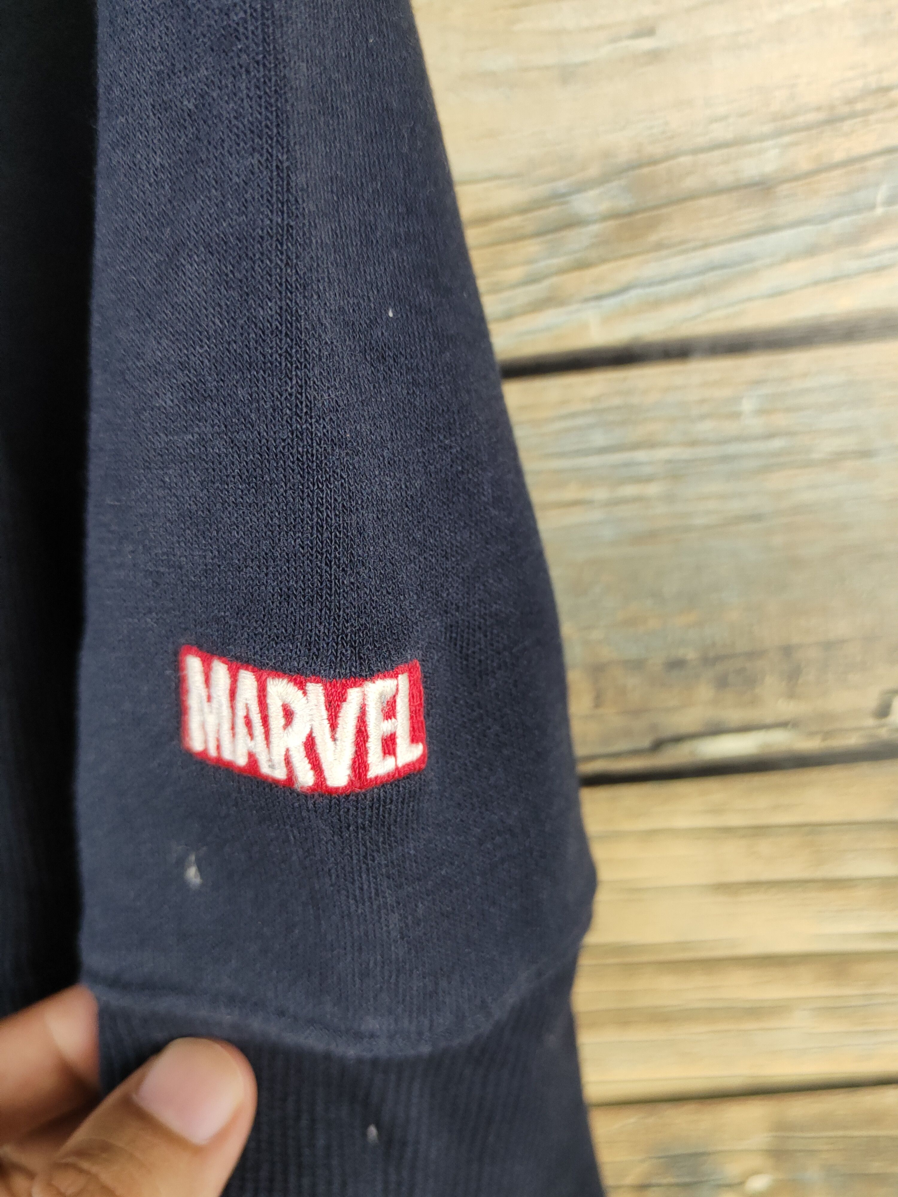 Marvel Comics DL GU Marvel Comics Navy Hoodie Sweatshirts #1968 Size US S / EU 44-46 / 1 - 6 Thumbnail