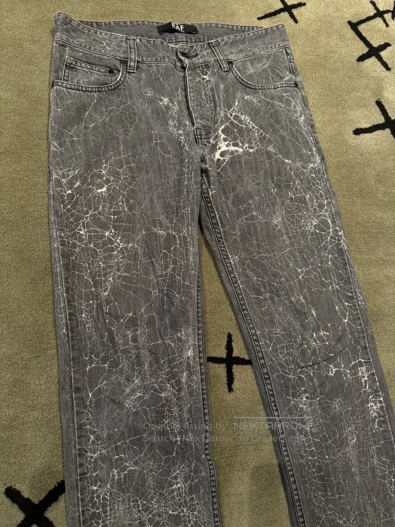 Raf Simons Raf Simons Cracked spider web jeans Size US 32 / EU 48 - 2 Thumbnail