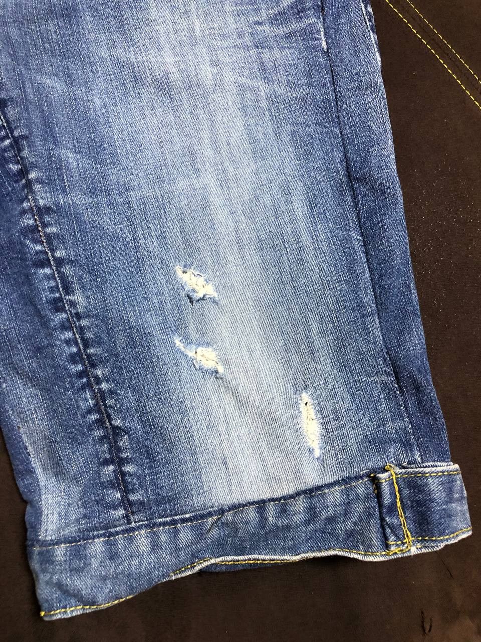 G-Star G Star Raw Jean Shorts Straight Denim Distressed Button Fly Size US 30 / EU 46 - 13 Thumbnail