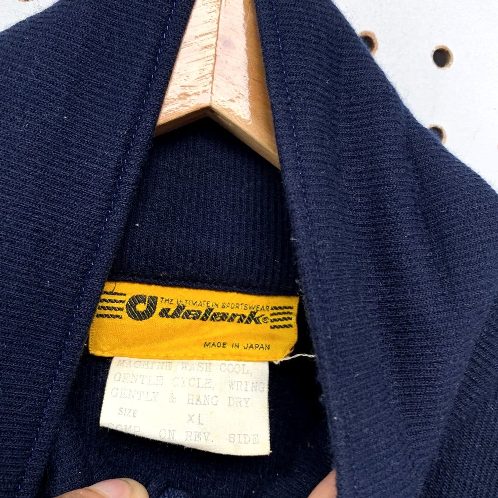 Vintage Vintage Jalank Track Jacket Mens XL Blue Orange 80s Made JAPAN Size US XL / EU 56 / 4 - 3 Thumbnail