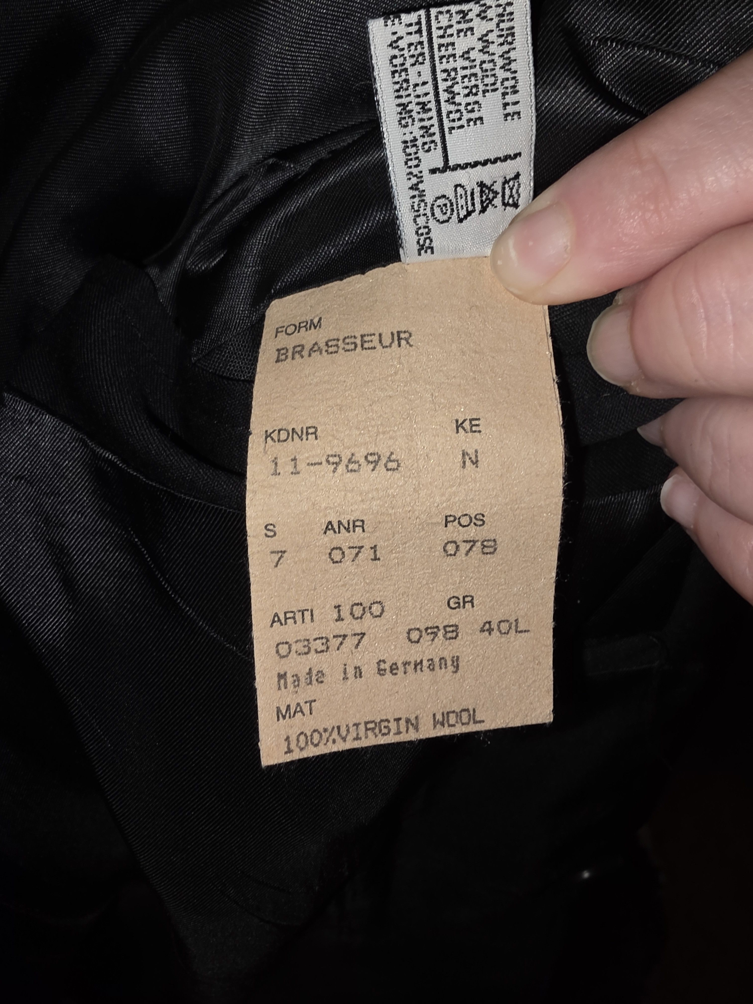 Hugo Boss Late 1980's Hugo Boss Double Breasted Suit Jacket Size 40L - 5 Thumbnail