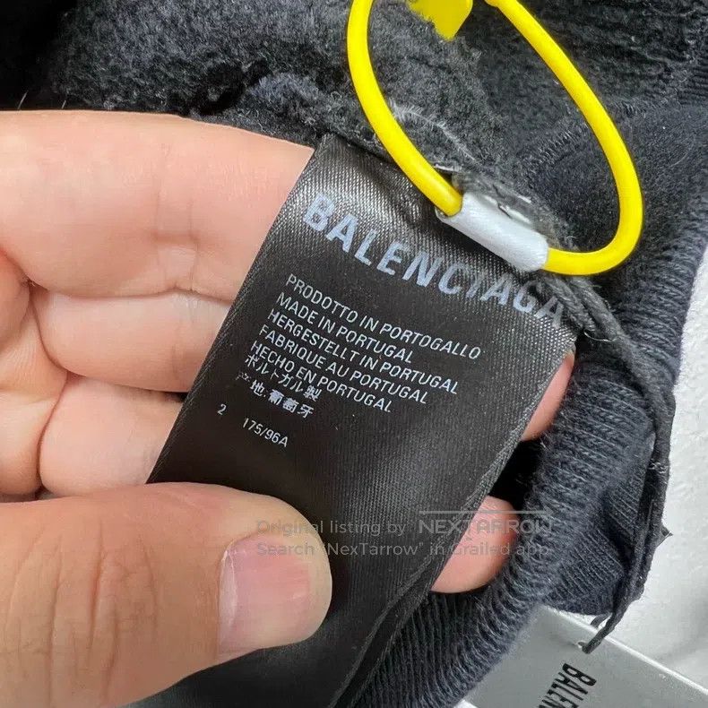 Balenciaga Balenciaga Jelly Glue Print Logo Hooded Sweatshirt Size US M / EU 48-50 / 2 - 4 Thumbnail