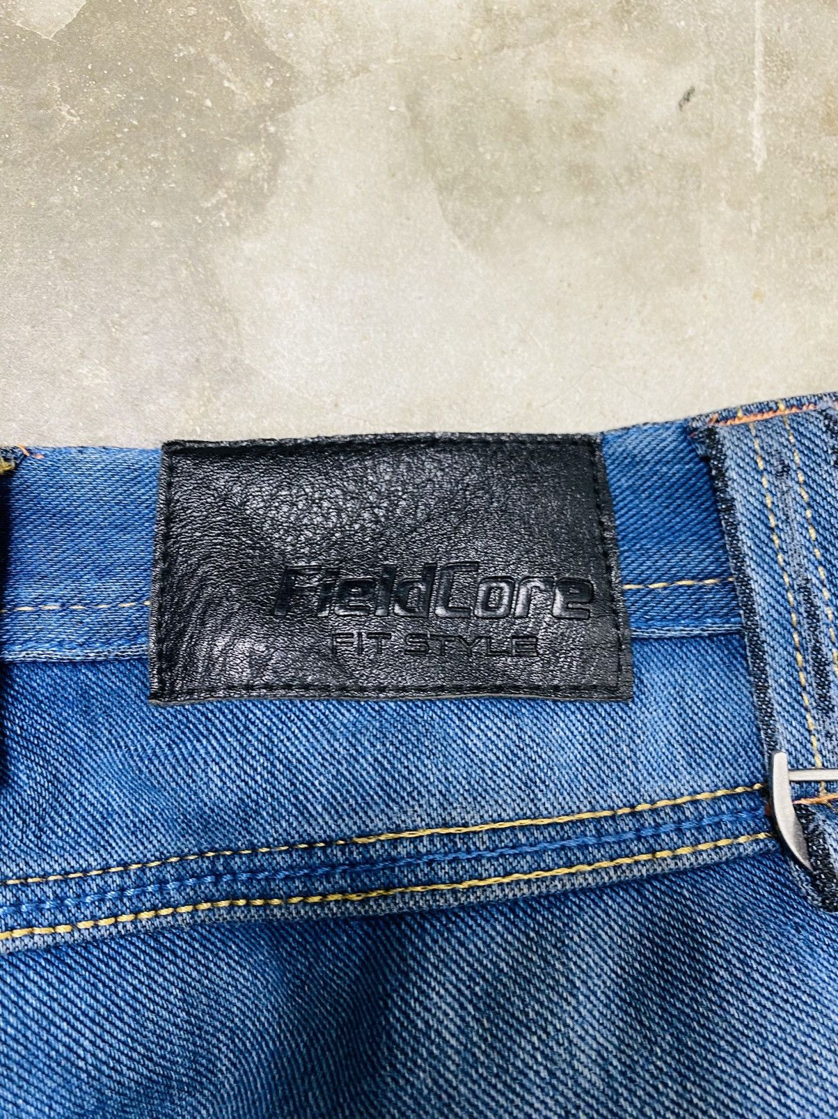 Japanese Brand Rare Fieldcore Strecthable Banana Curve Cargo Jeans Size US 30 / EU 46 - 14 Thumbnail