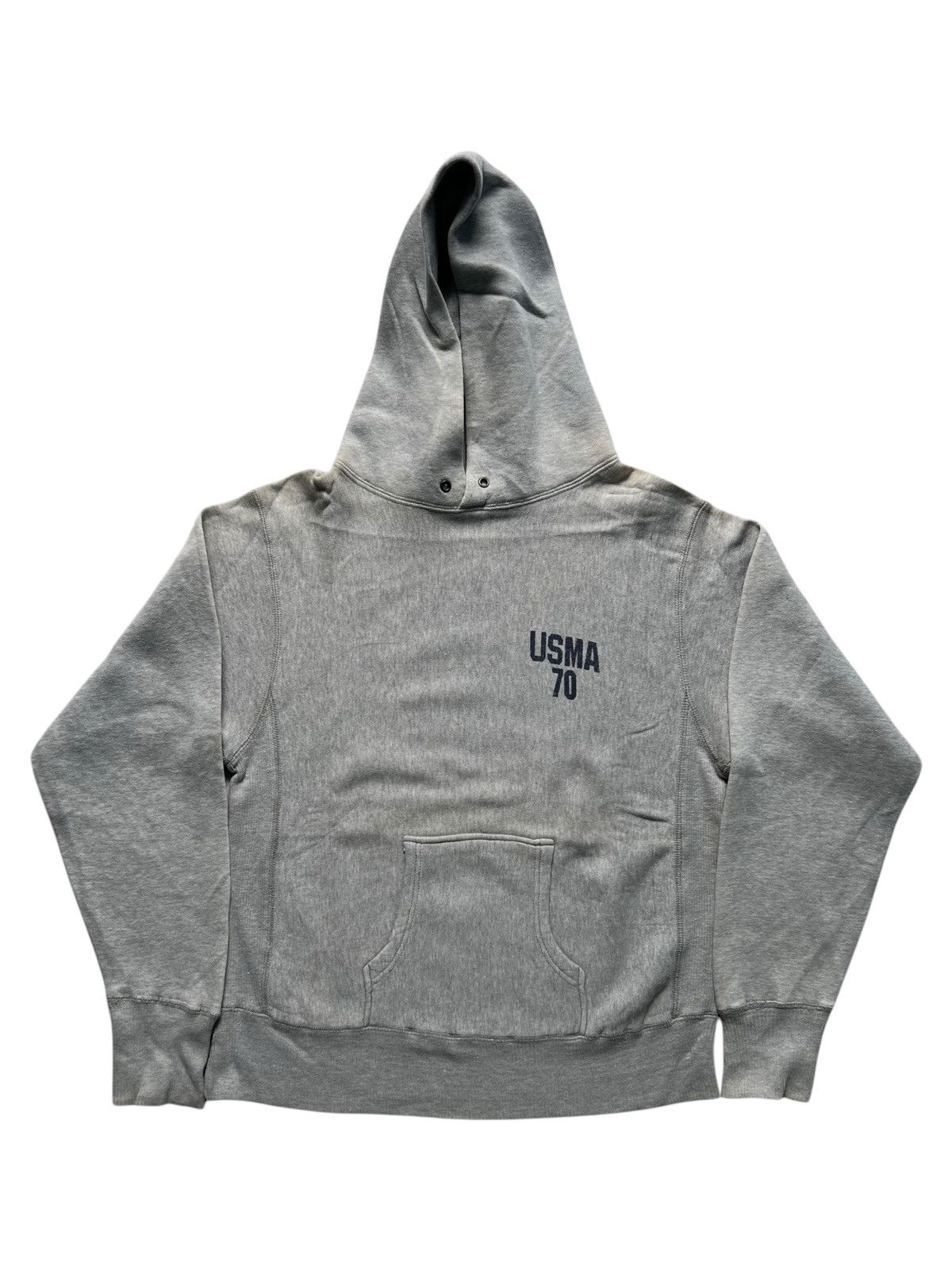 Vintage VERY RARE VINTAGE HOODIE REVERSE WEAVE USMA 70 US ARMY