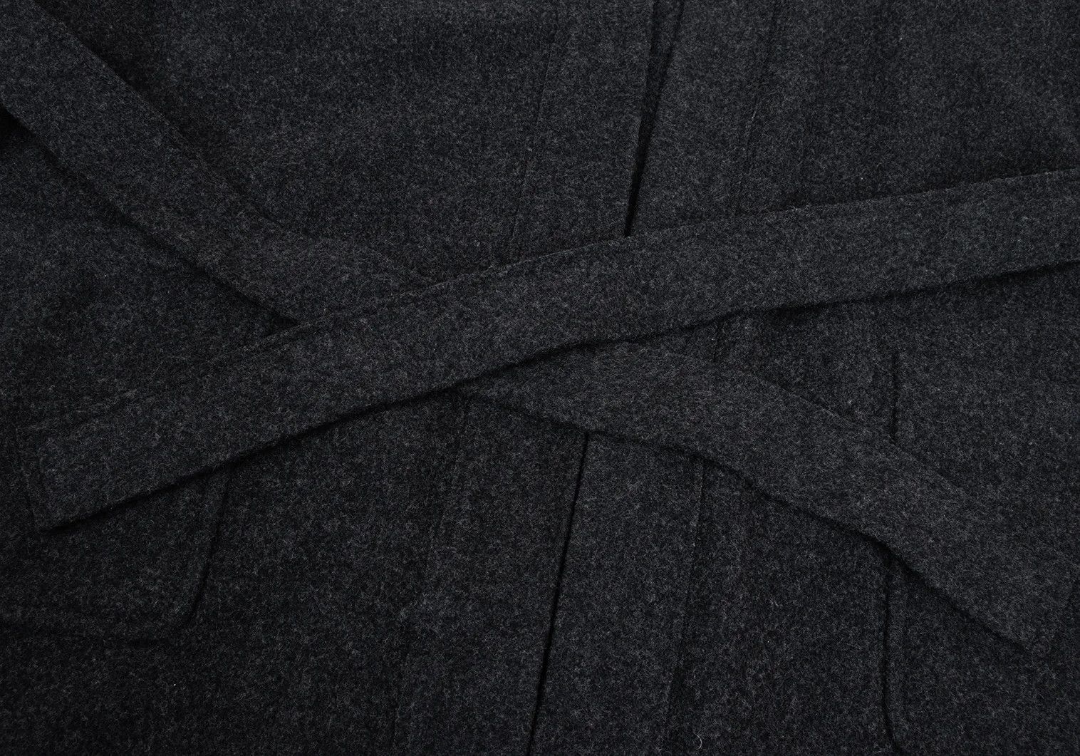 Ganryu Felt Wool No-Color Coat in Gray, Size S Size US S / EU 44-46 / 1 - 9 Thumbnail