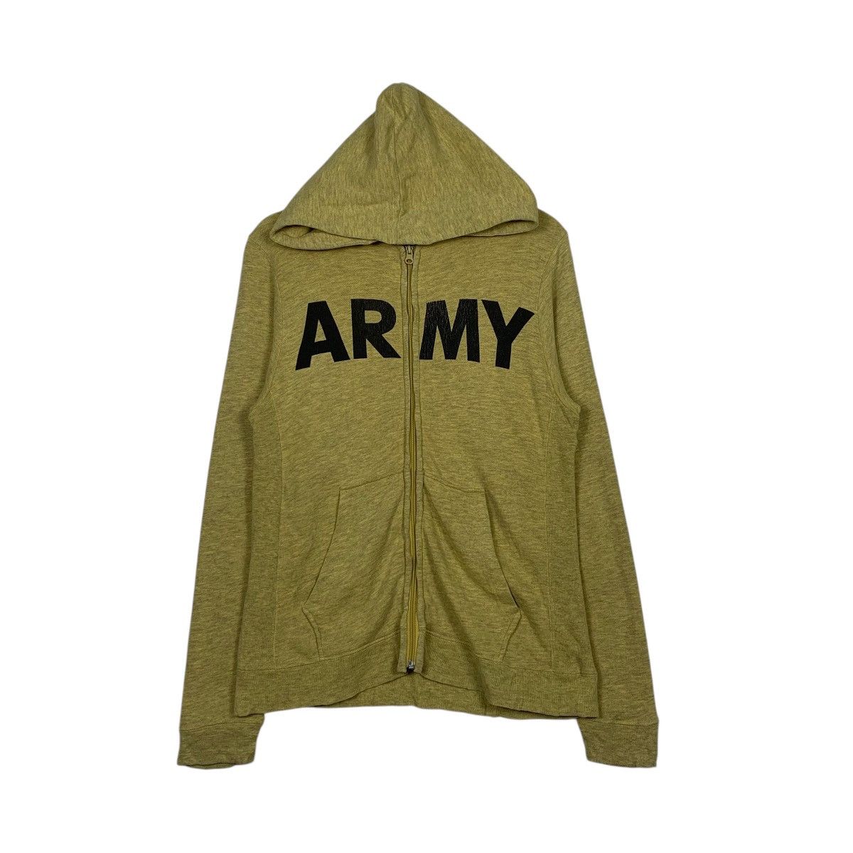 Vintage Vintage Army Zipper Hoodie Size US M / EU 48-50 / 2 - 1 Thumbnail
