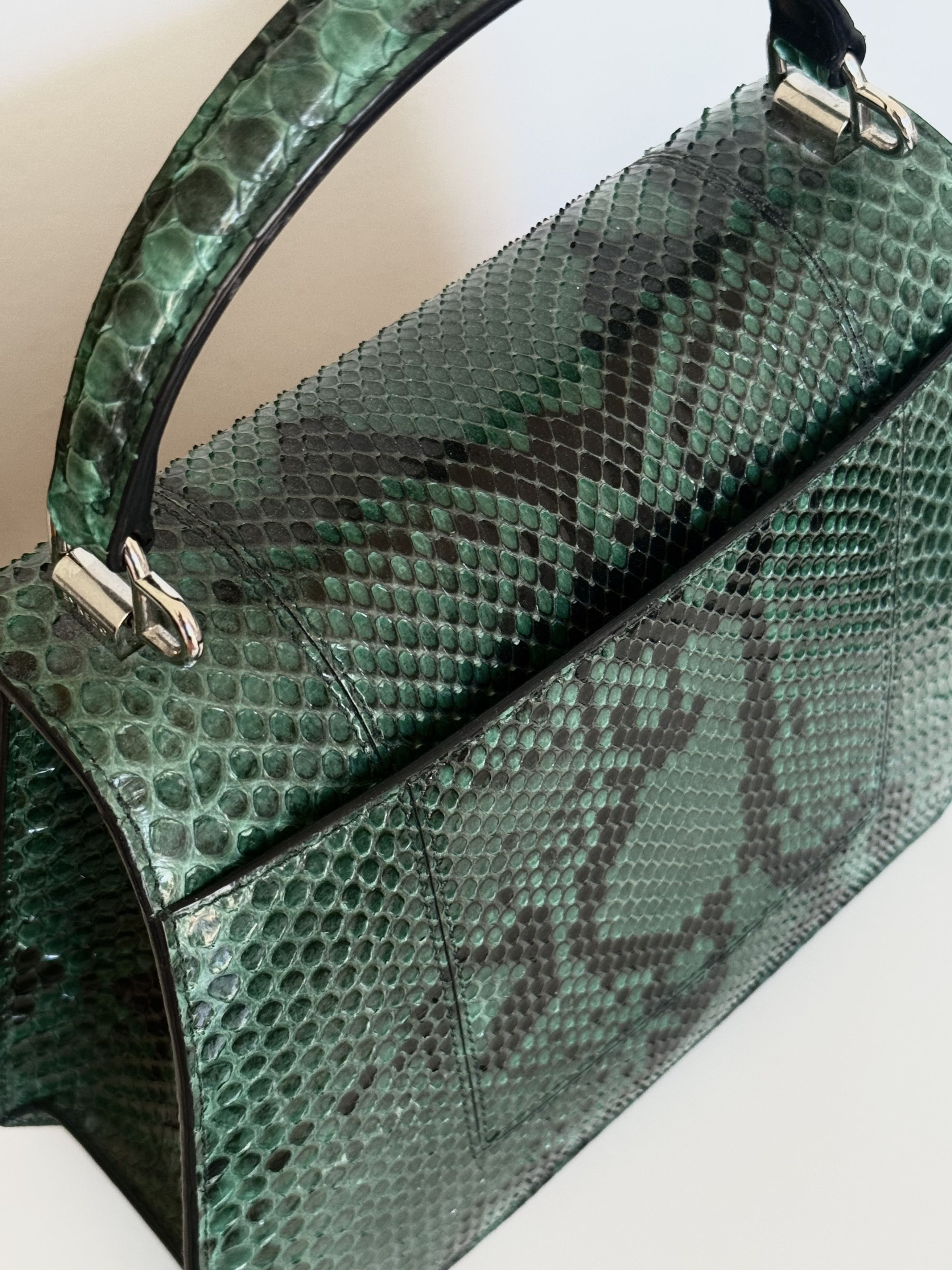 Byredo Byredo Limited Edition Dark Green Python Leather Bag Size ONE SIZE - 4 Thumbnail
