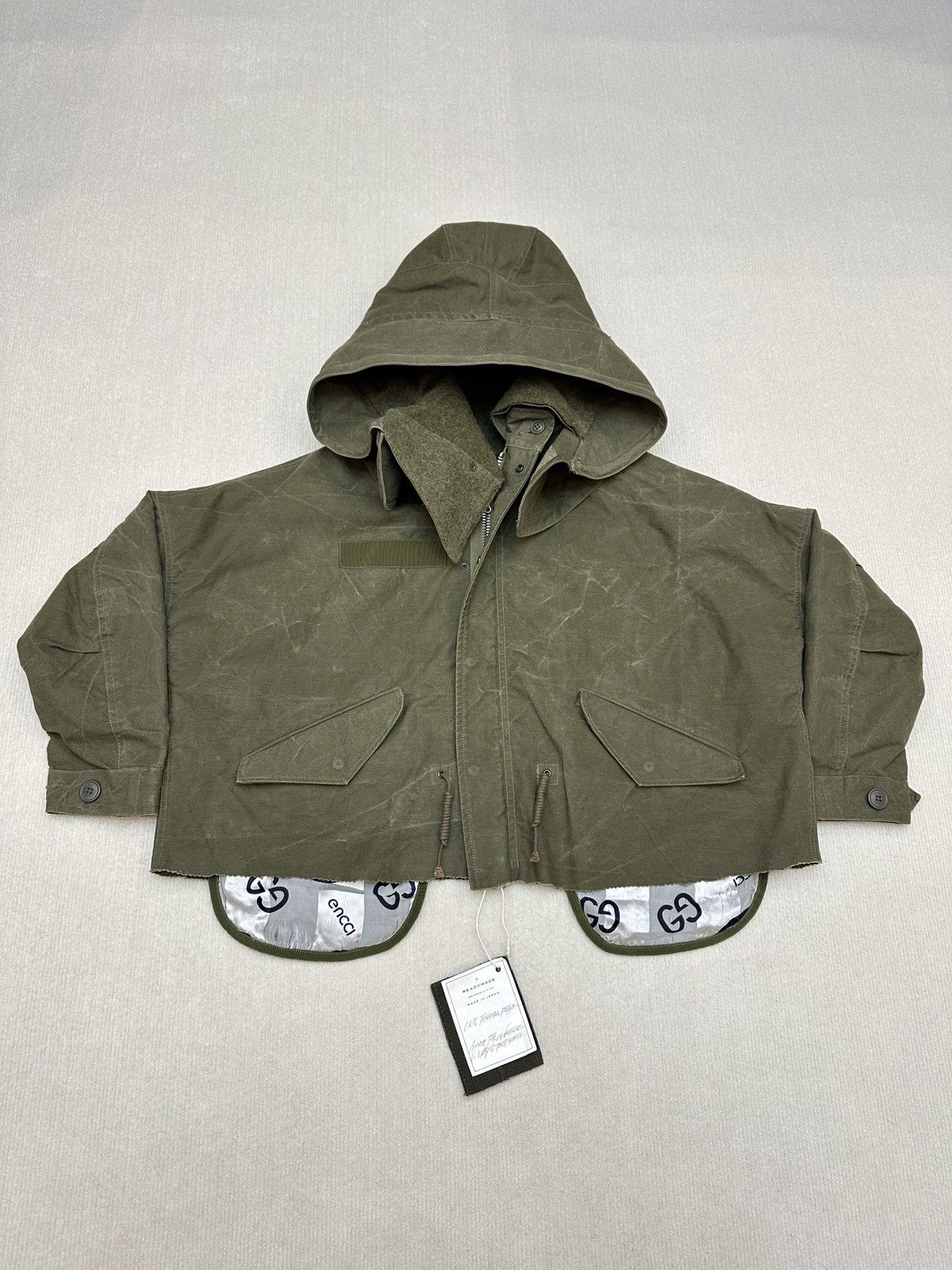 Readymade cut fishtail parka deals
