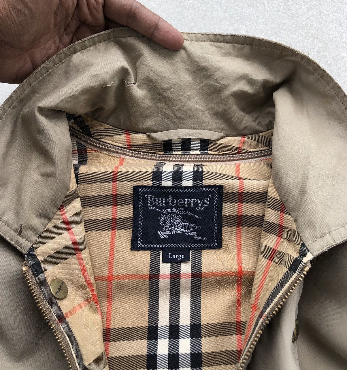 Burberry VTG Burberry London Lined Feathers Novacheck Parka Jacket Size US L / EU 52-54 / 3 - 17 Thumbnail