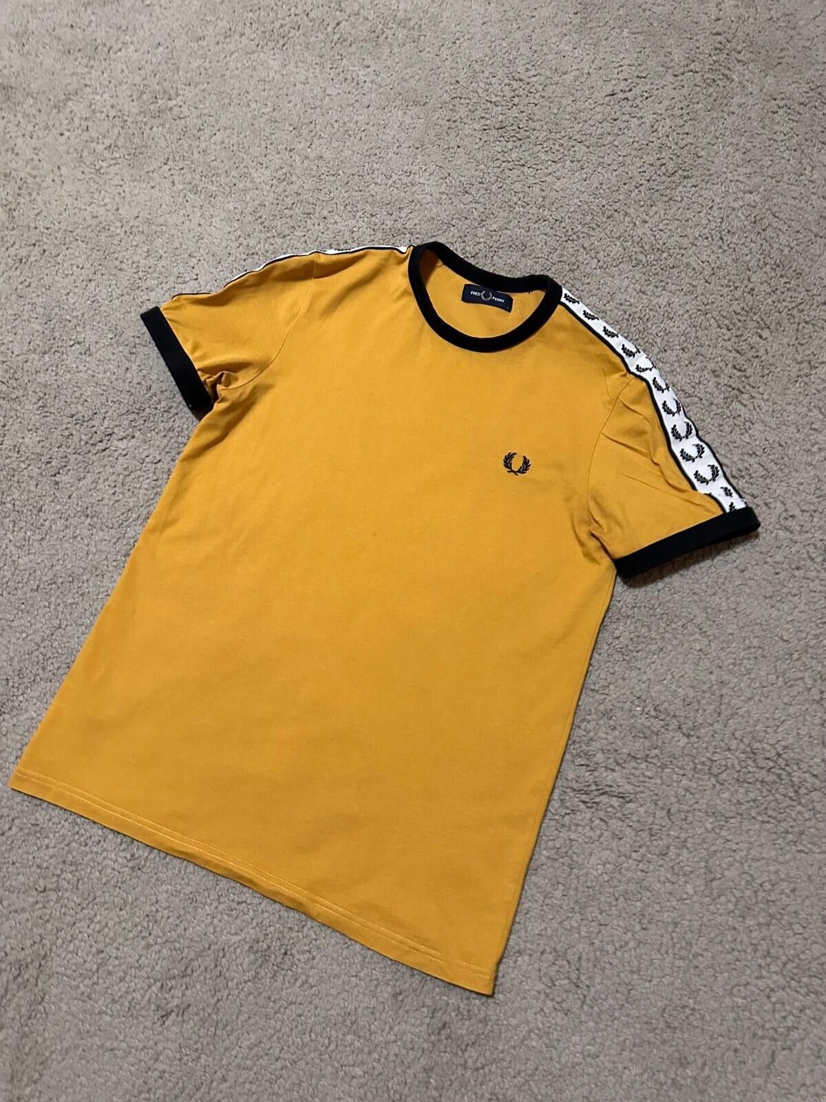 Fred Perry Fred Perry T-Shirt Yellow Lampas Classic Short Sleeve Men's Size US S / EU 44-46 / 1 - 2 Thumbnail