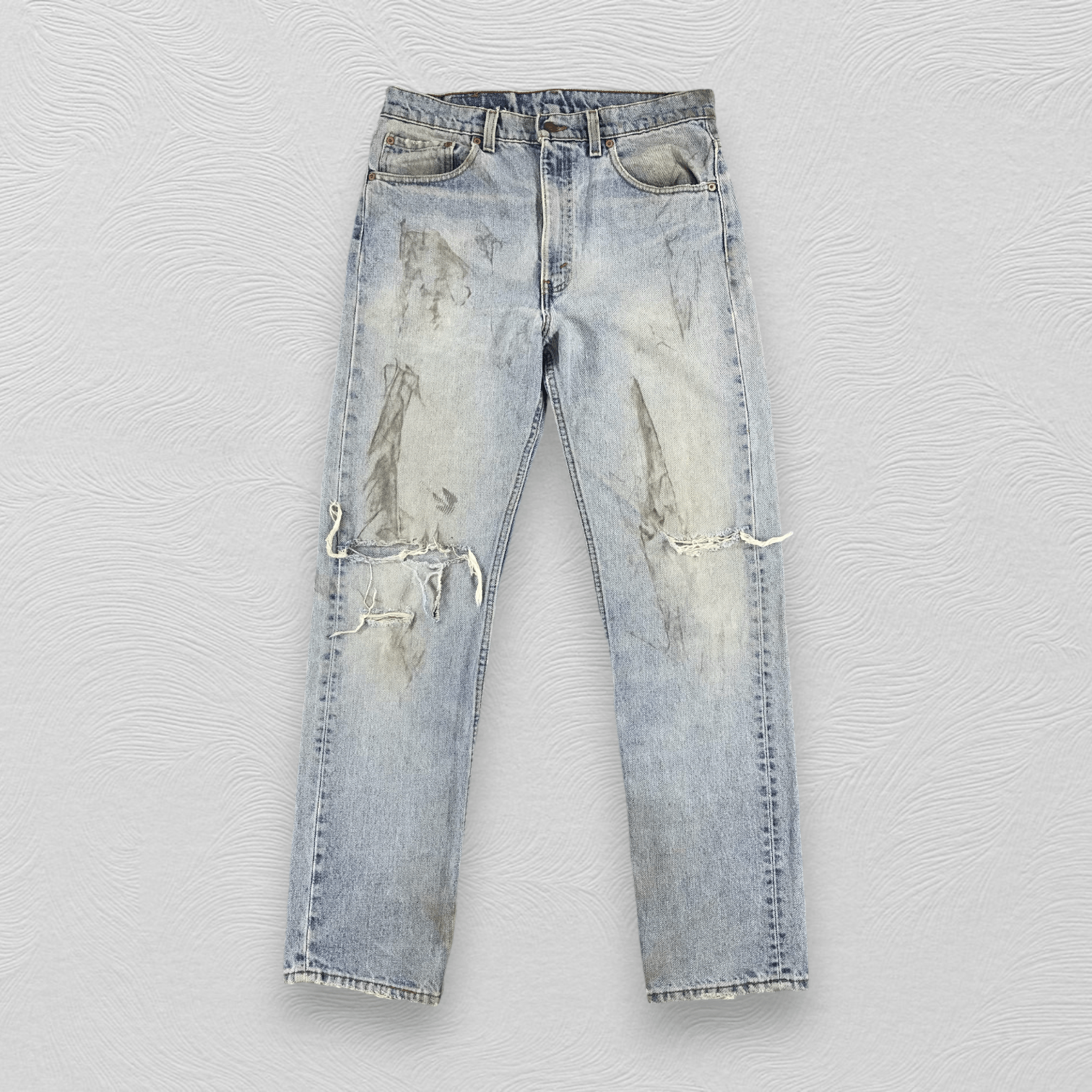 Levi's Vintage 90s Levis 505 Jeans Distress Denim KJ560 Size US 33 - 1 Thumbnail