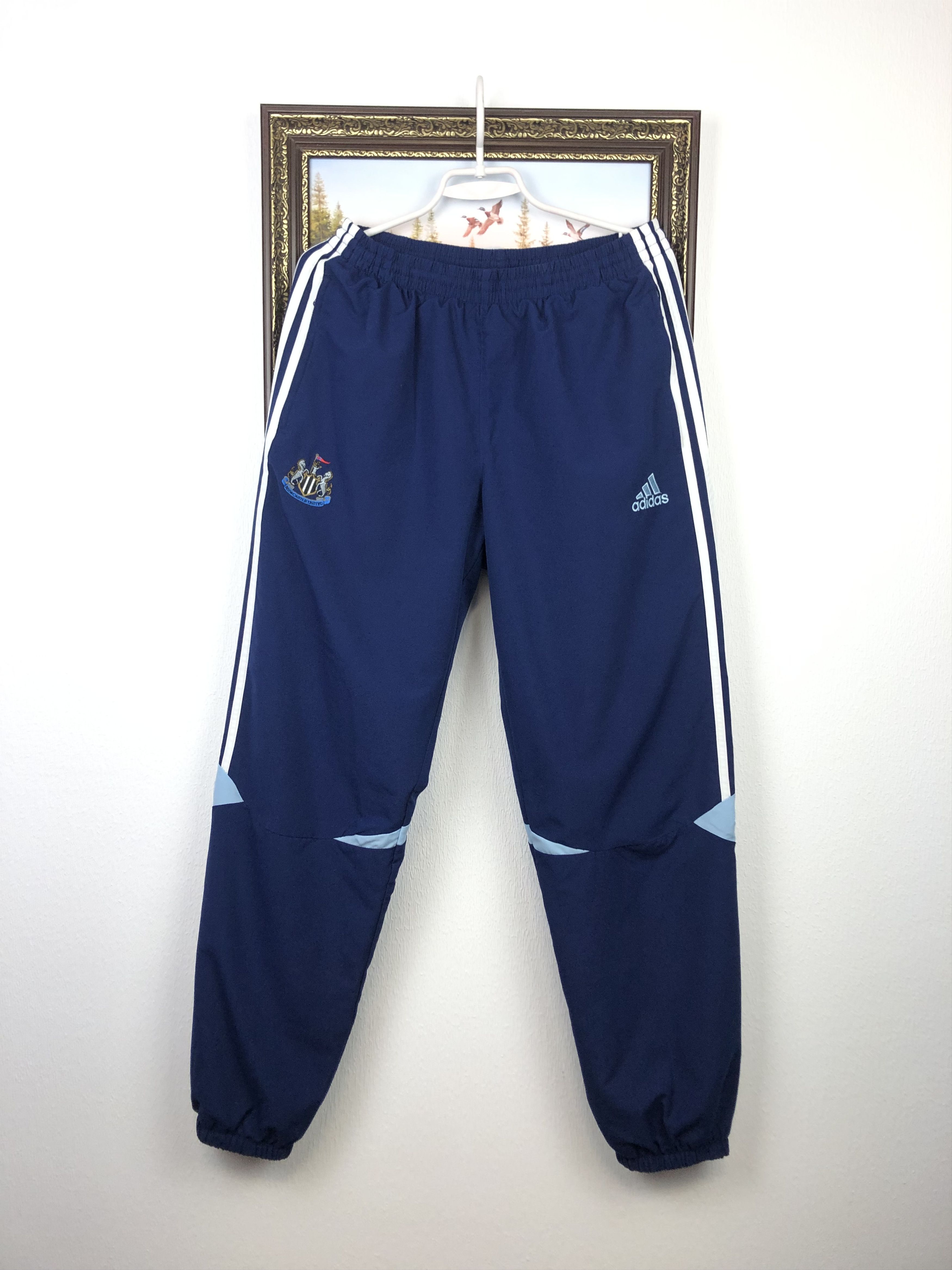 Adidas Vintage Newcastle United Football Pants Soccer Sweaptants L Size US 34 / EU 50 - 1 Thumbnail