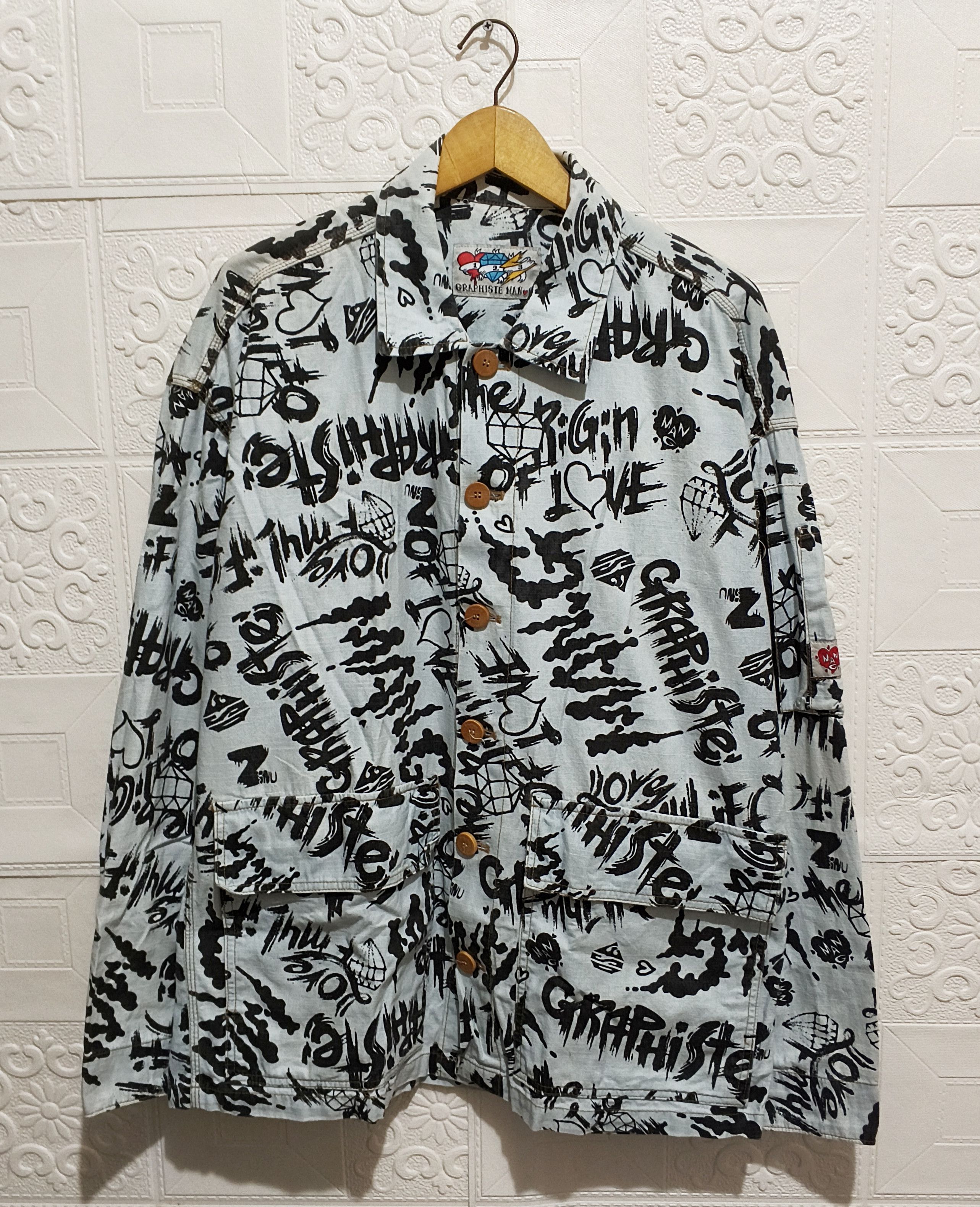 Japanese Brand GRAPHISTE MAN.G PARKA JACKET Size US L / EU 52-54 / 3 - 1 Thumbnail