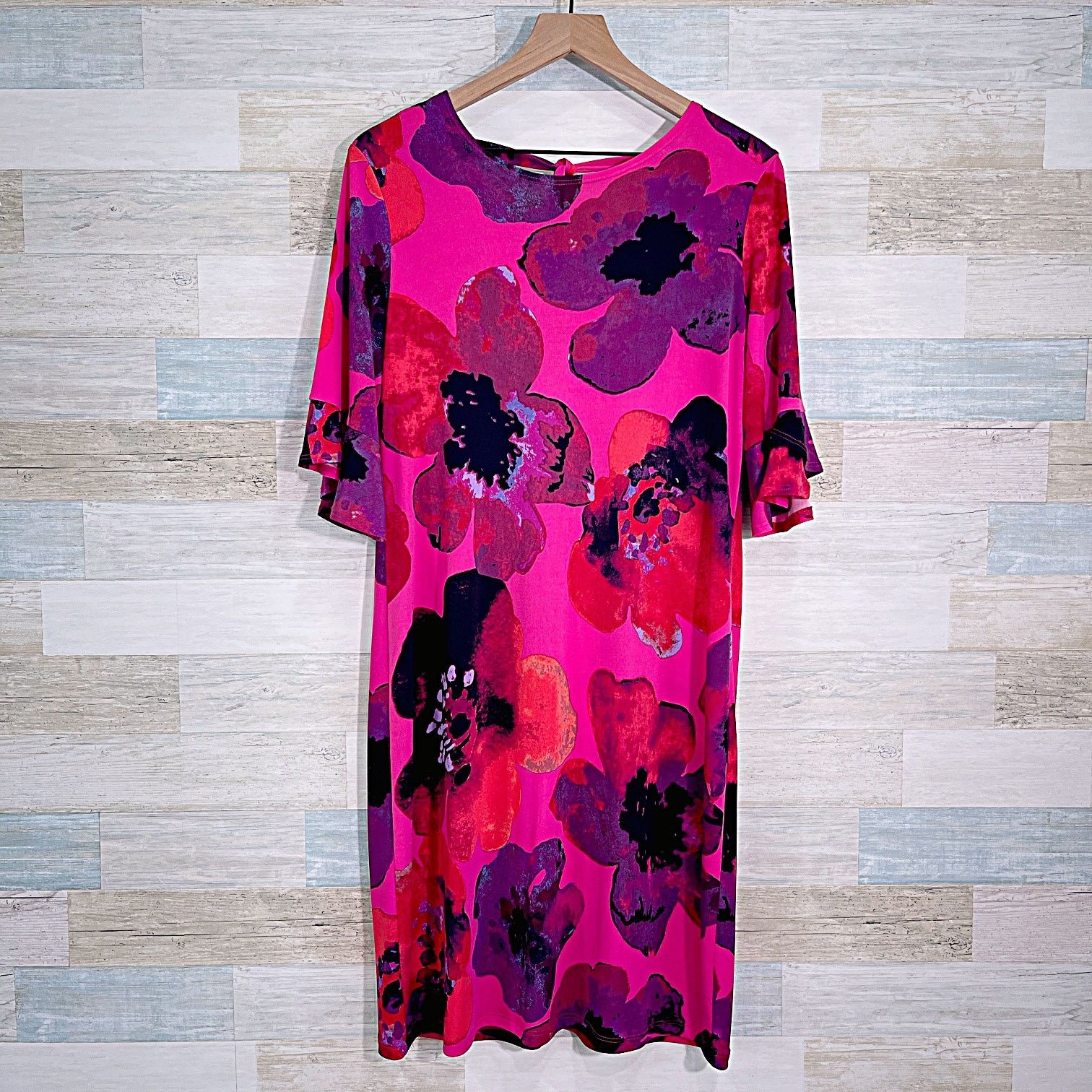 Other Clara Sun Woo Floral Jersey Dress Pink Womens Medium Size M / US 6-8 / IT 42-44 - 1 Thumbnail
