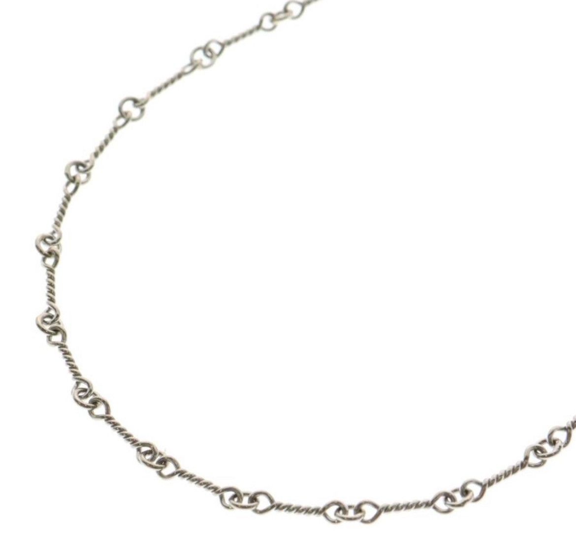 Chrome Hearts Chrome Hearts 18K White Gold Twist Chain Necklace Size ONE SIZE - 1 Thumbnail