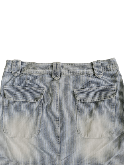Japanese Brand Vintage Dip Drops Hickory Mini Skirt Japanese Brand Size 29" - 4 Thumbnail