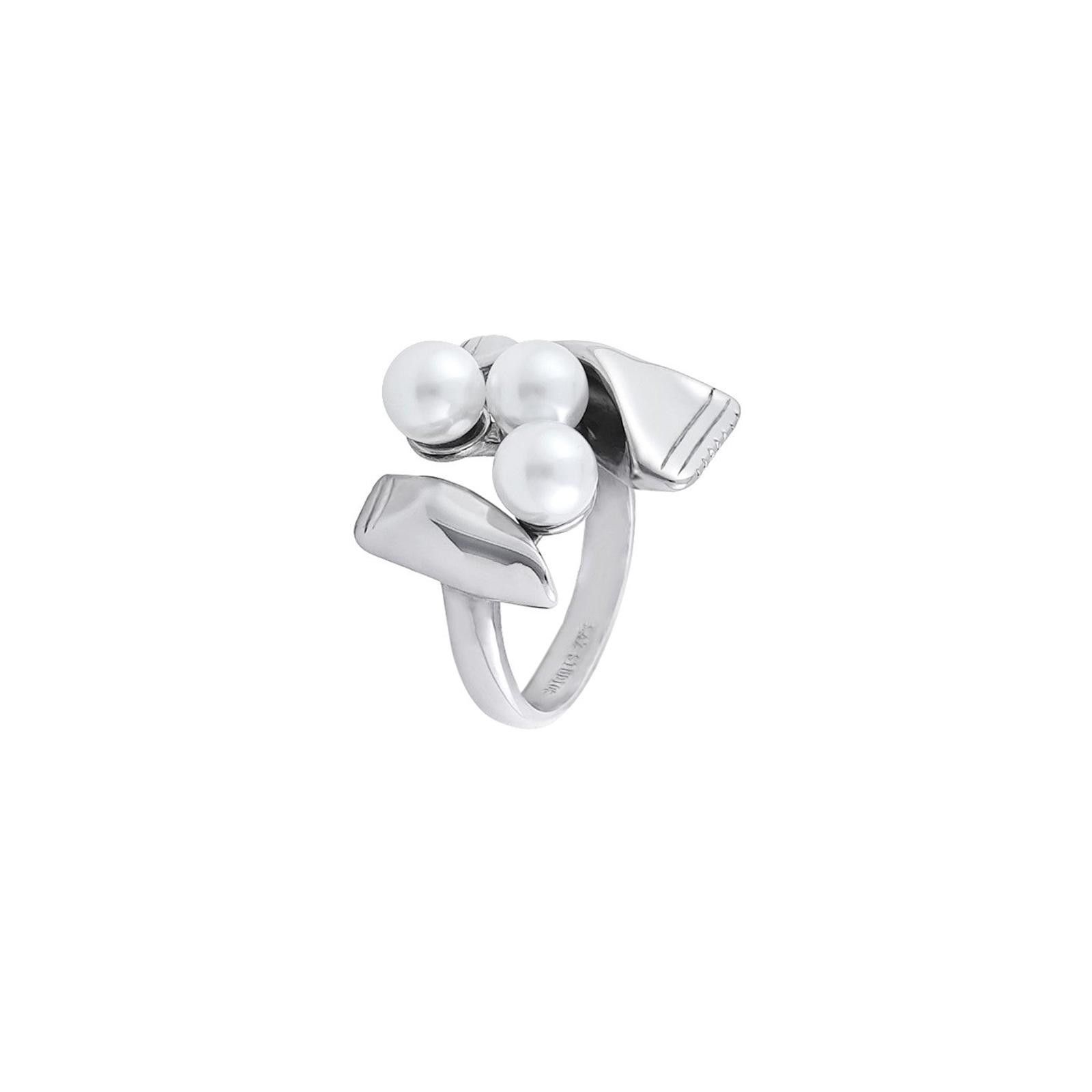 Vintage Layered Pearl Ring – Titanium Steel, Candy Cool Style ( Size ONE SIZE - 9 Thumbnail