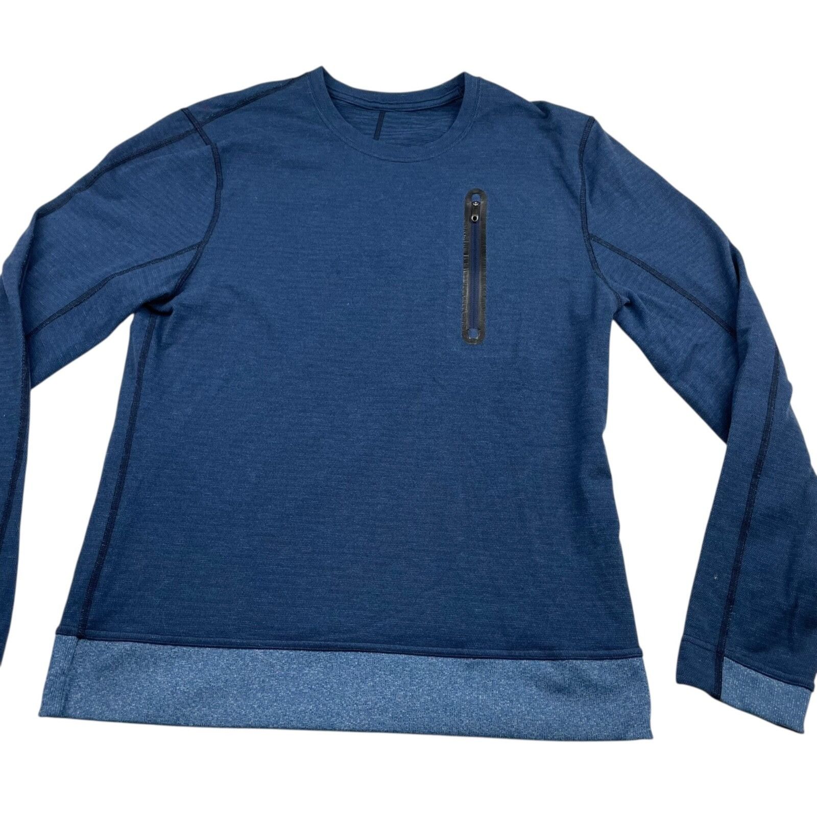 Lululemon Lululemon Men's Cargo Pocket Crewneck Sweatshirt Blue • Medi Size US M / EU 48-50 / 2 - 1 Thumbnail