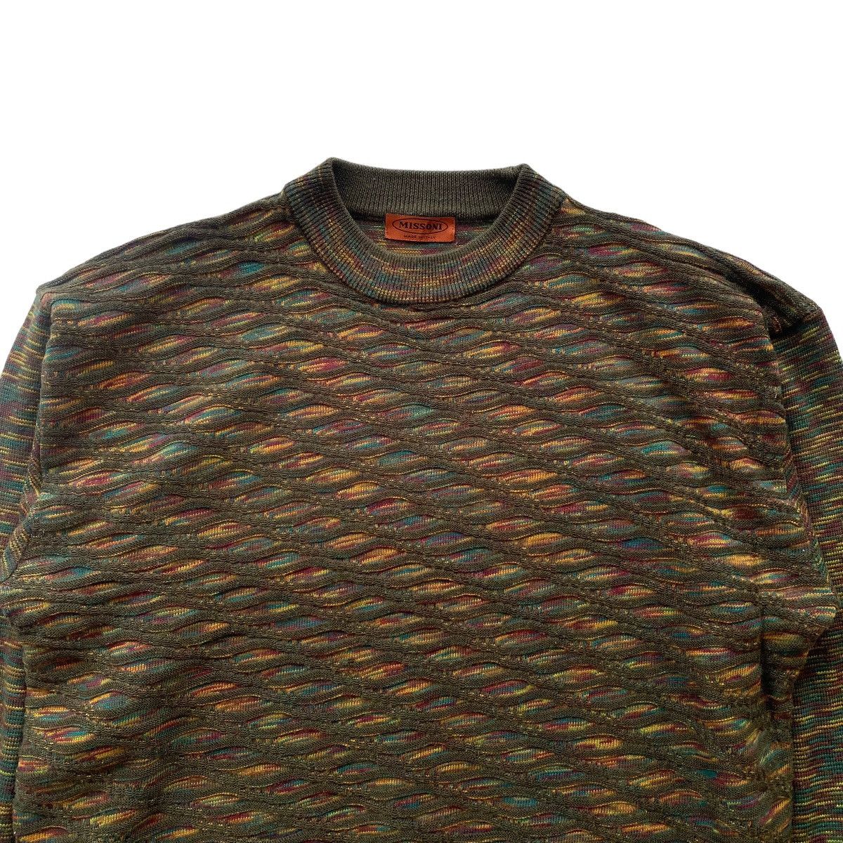 Missoni Vintage Missoni Sport 3D Pattern Knitwear Size US M / EU 48-50 / 2 - 2 Thumbnail