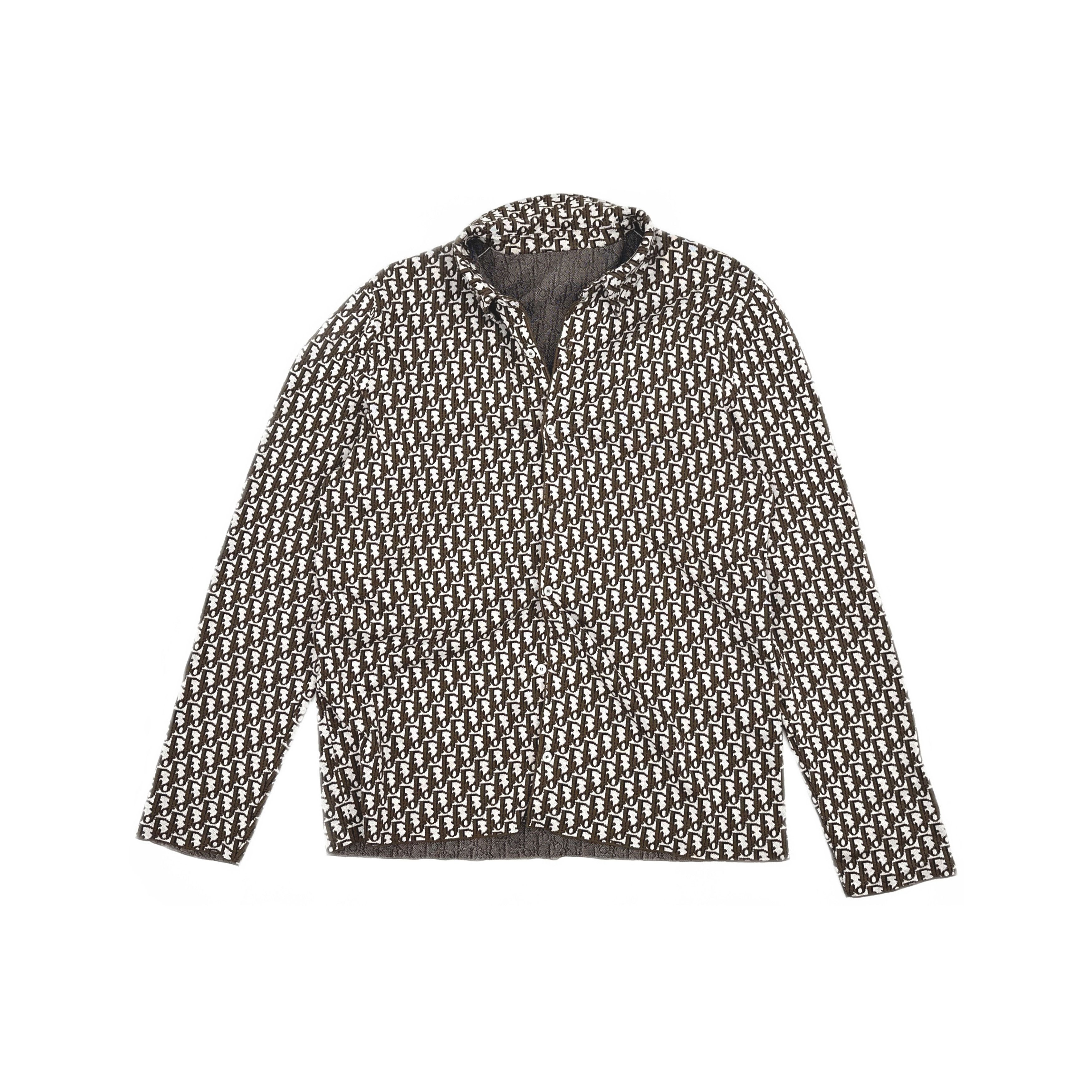 Dior Dior Oblique Monogram Button Up Shirt Size L Size US L / EU 52-54 / 3 - 1 Thumbnail