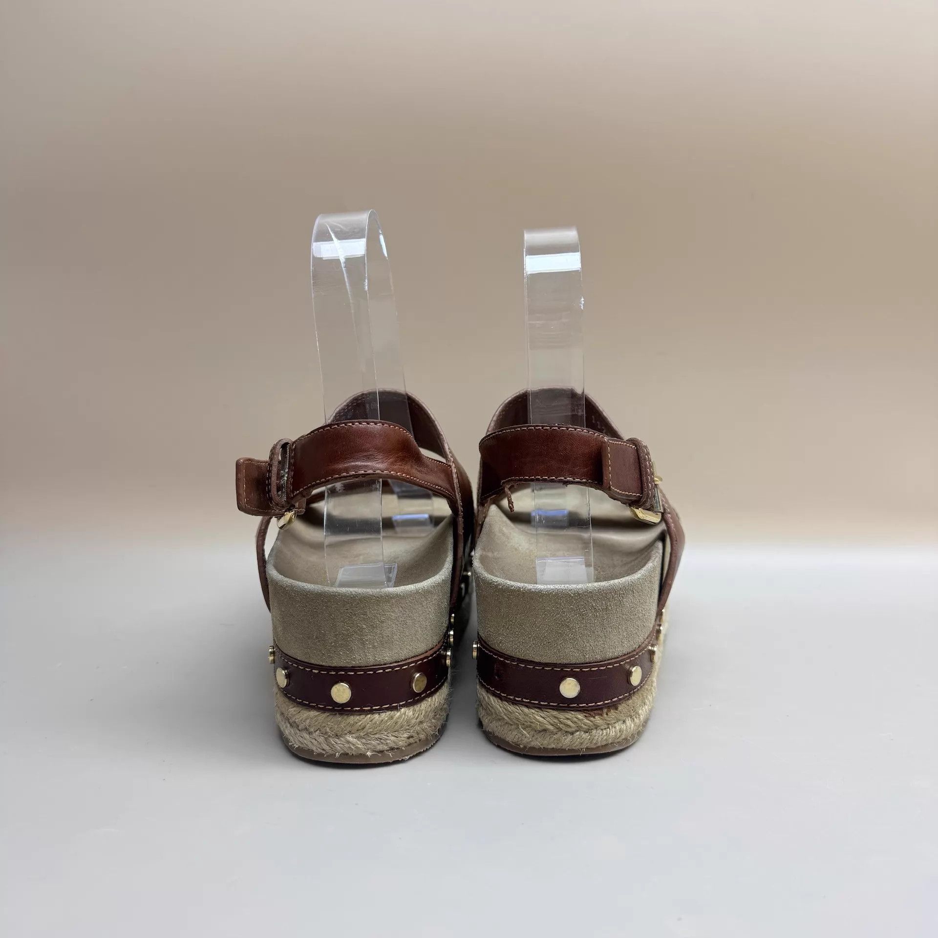 Louis Vuitton LV Monogram Dark Brown Sandal Thick Sole Size 36 95 New Size US 5.5 / IT 35.5 - 3 Thumbnail