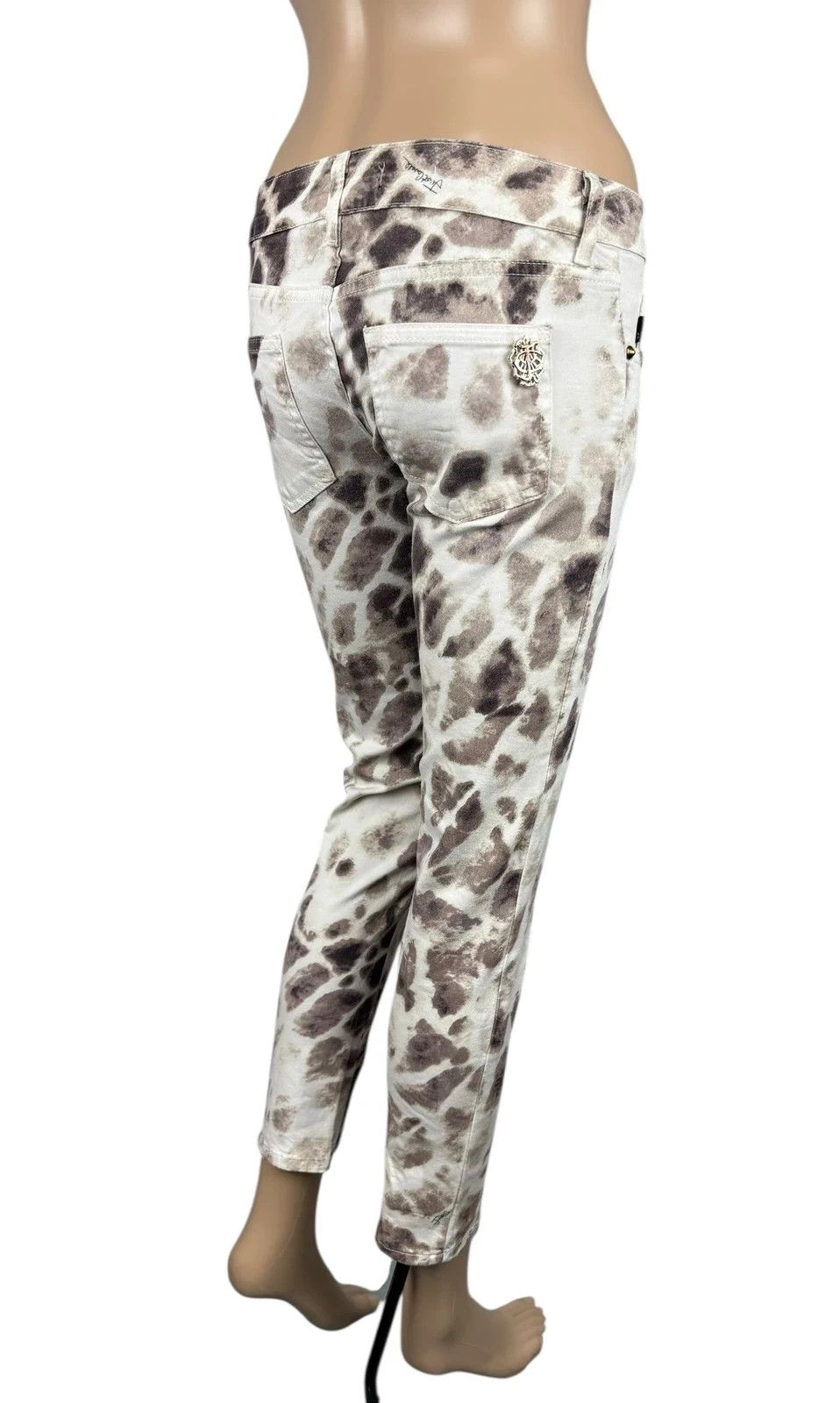 Just Cavalli Just Cavalli Skinny Printed Pants Crop size 27 Size 27" / US 4 / IT 40 - 10 Thumbnail