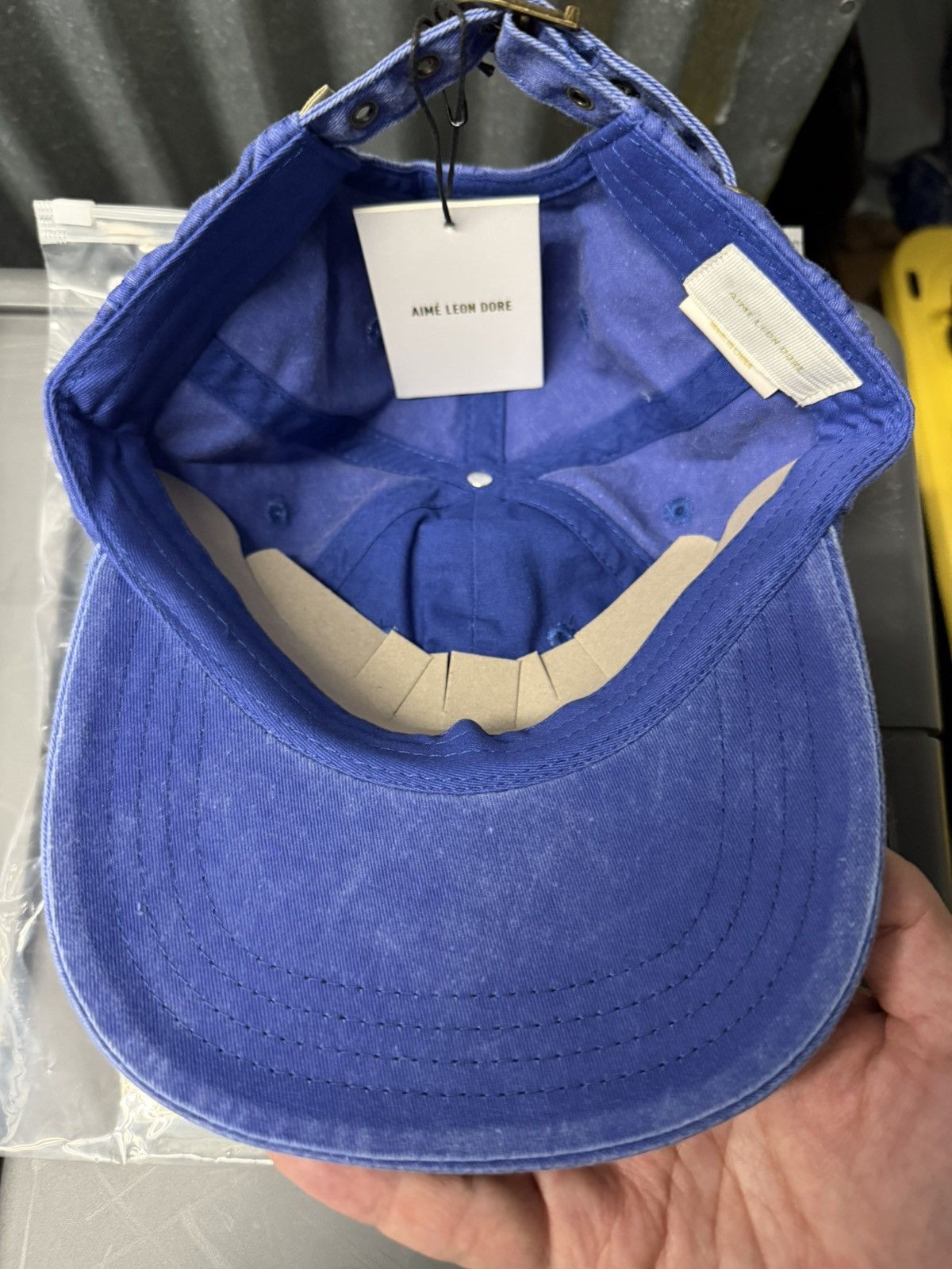 Aime Leon Dore Aime Leon Dore Washed Aimé Logo Hat Blue Size ONE SIZE - 6 Thumbnail